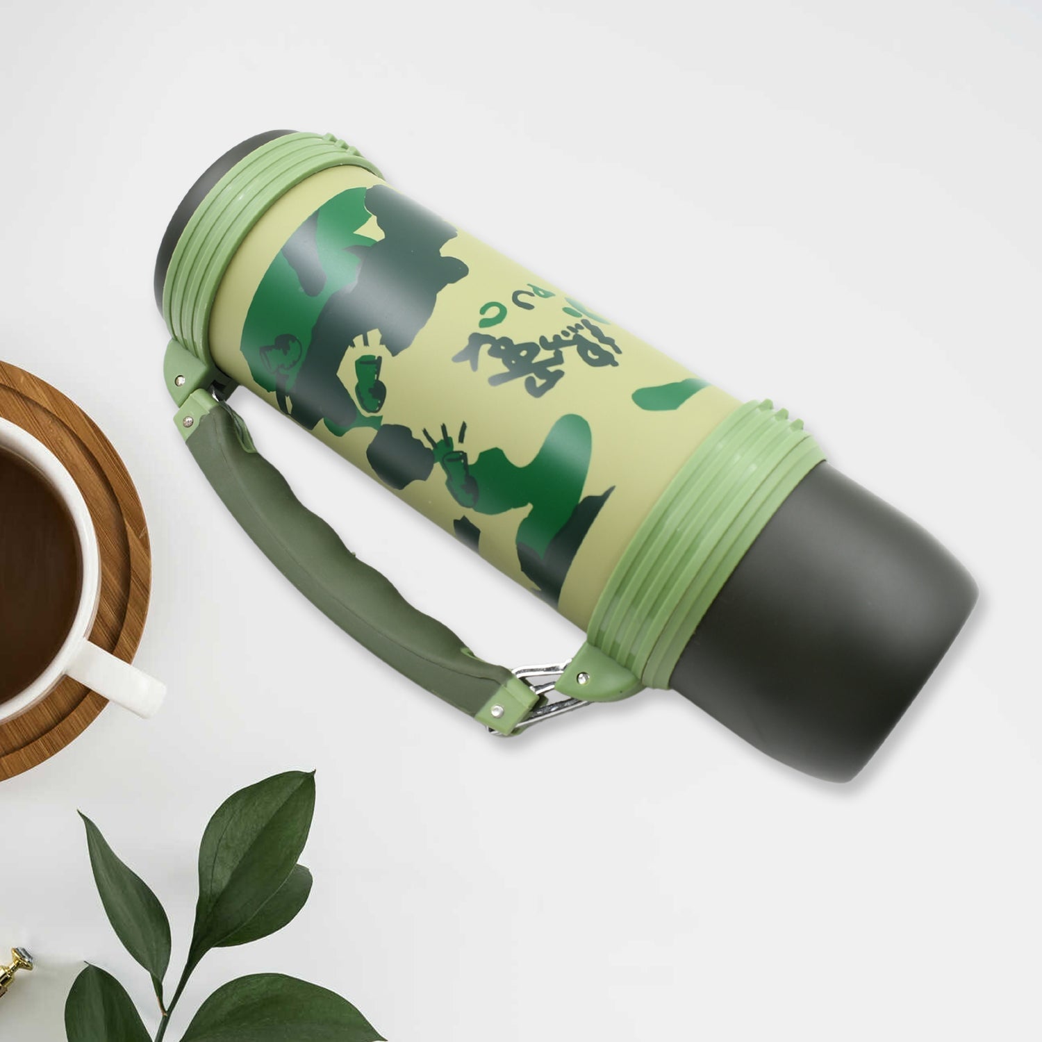 Stainless Steel Insulation Thermos, Vacuum Insulated Water Bottle For Travel, Outdoor Fitness Portable Travel Pot, Camping Coffee, Portable Car, Travel Keep Hot & Cold Large Capacity (800 ML) - Springkart 