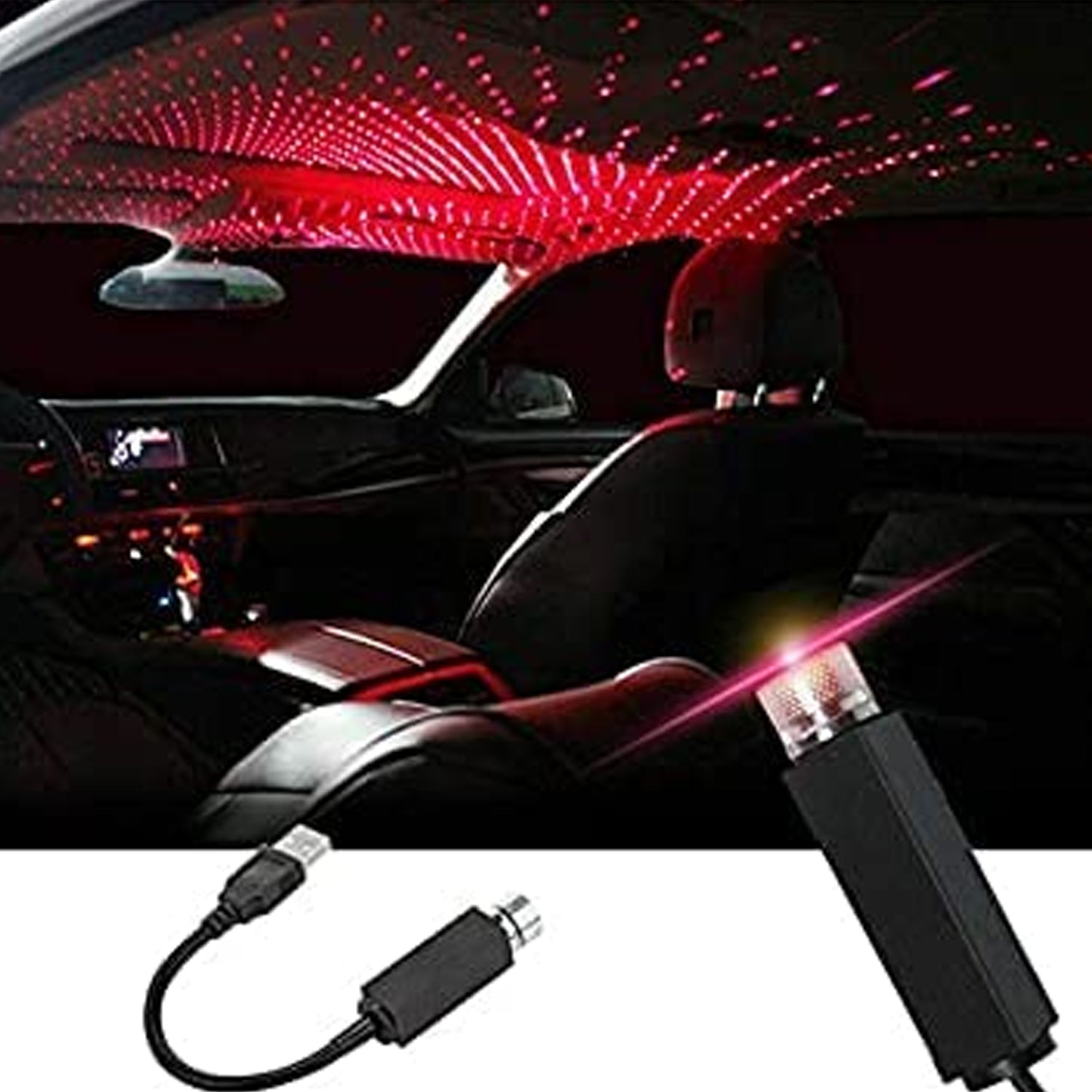 Light Galaxy Night Sky Ambiance Laser Micro Projector Atmosphere Ambient Roof Usb Light - Springkart 