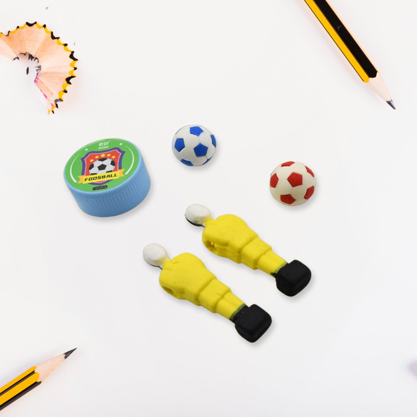 Stationery set with football and basketball designs, great for kids