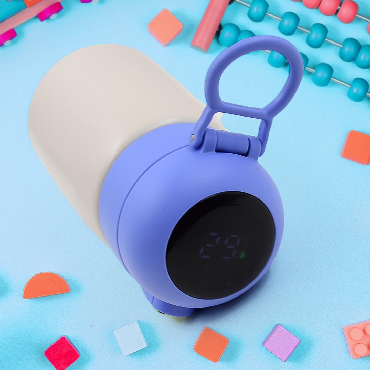 Smart Vacuum Insulated Water Bottle with LED Temperature Display (300 ML Approx) - Springkart 