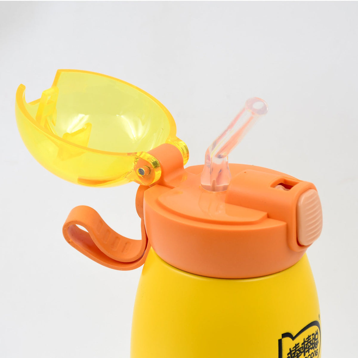 Double walled Stainless Steel Water Bottle & push button Open (400 ML) - Springkart 