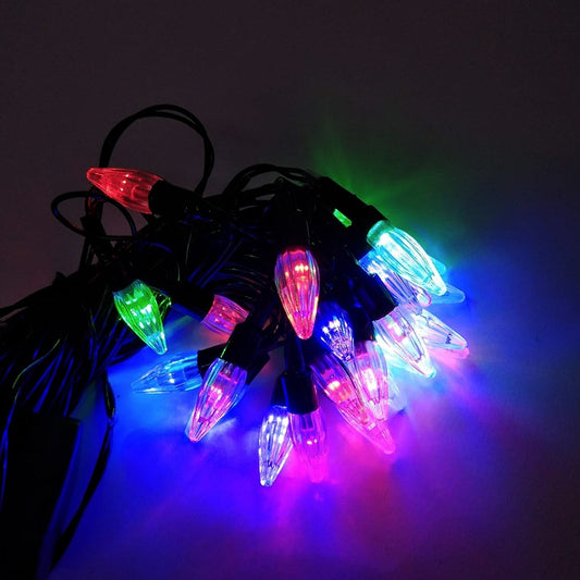 9Mtr Flower Design Home Decoration Electrical Series Light Home Decoration Diwali & Wedding LED Christmas String Light Indoor and Outdoor Light ,Festival Decoration Led String Light, Multi-Color Light 1.4MM (36L 9Mtr) - Springkart 