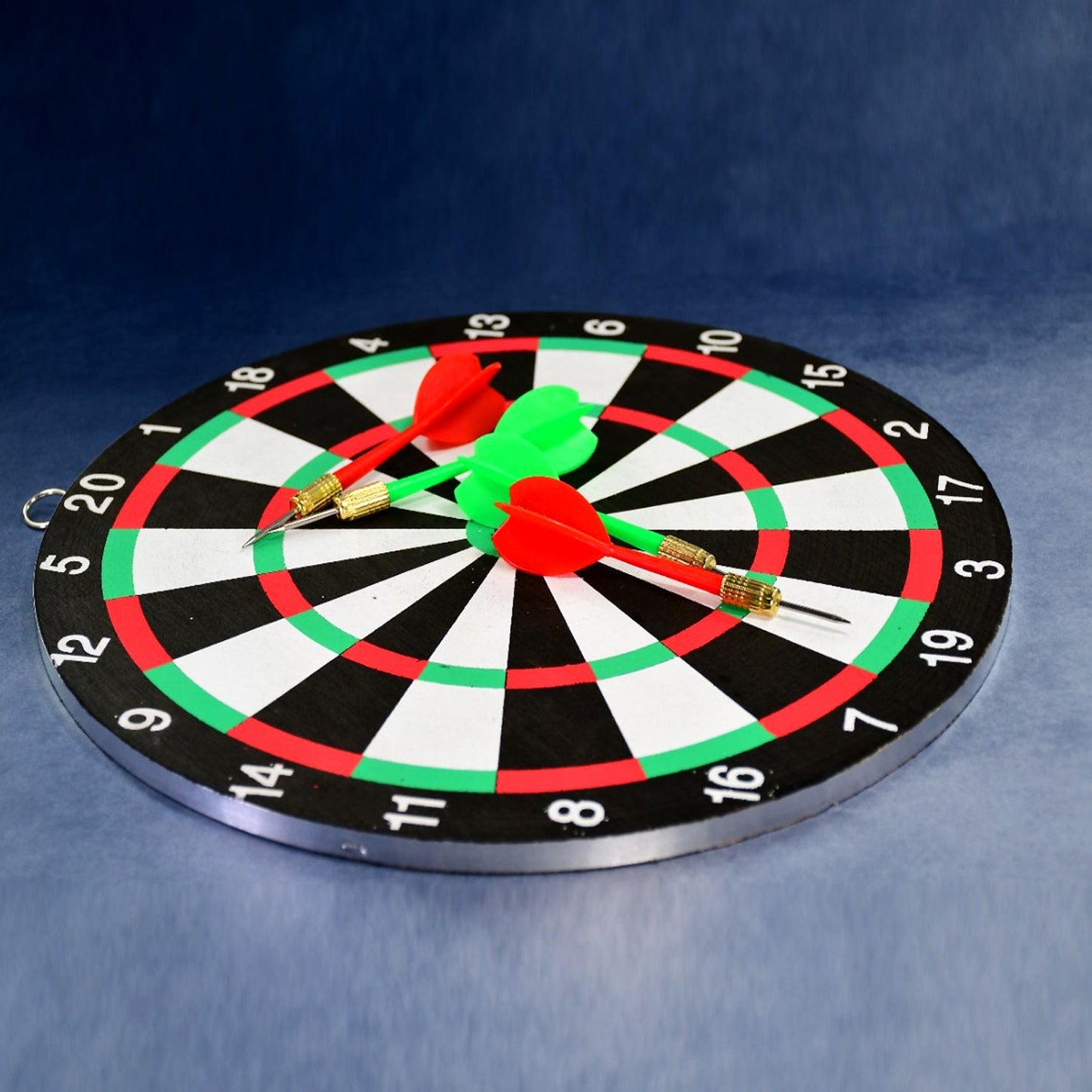 Big size double faced portable dart board with 4 darts set for kids children. indoor sports games board game dart board game. - Springkart 