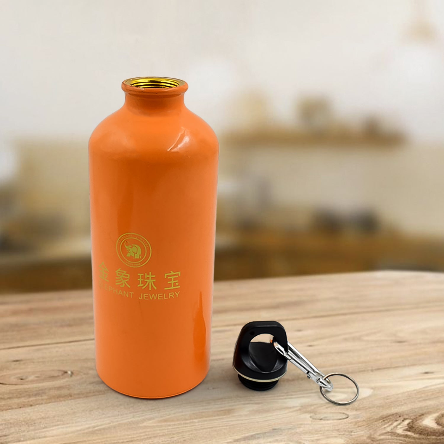 Aluminium Sports Water Bottle, 1 Pc (Capacity 400 ML Approx) - Springkart 
