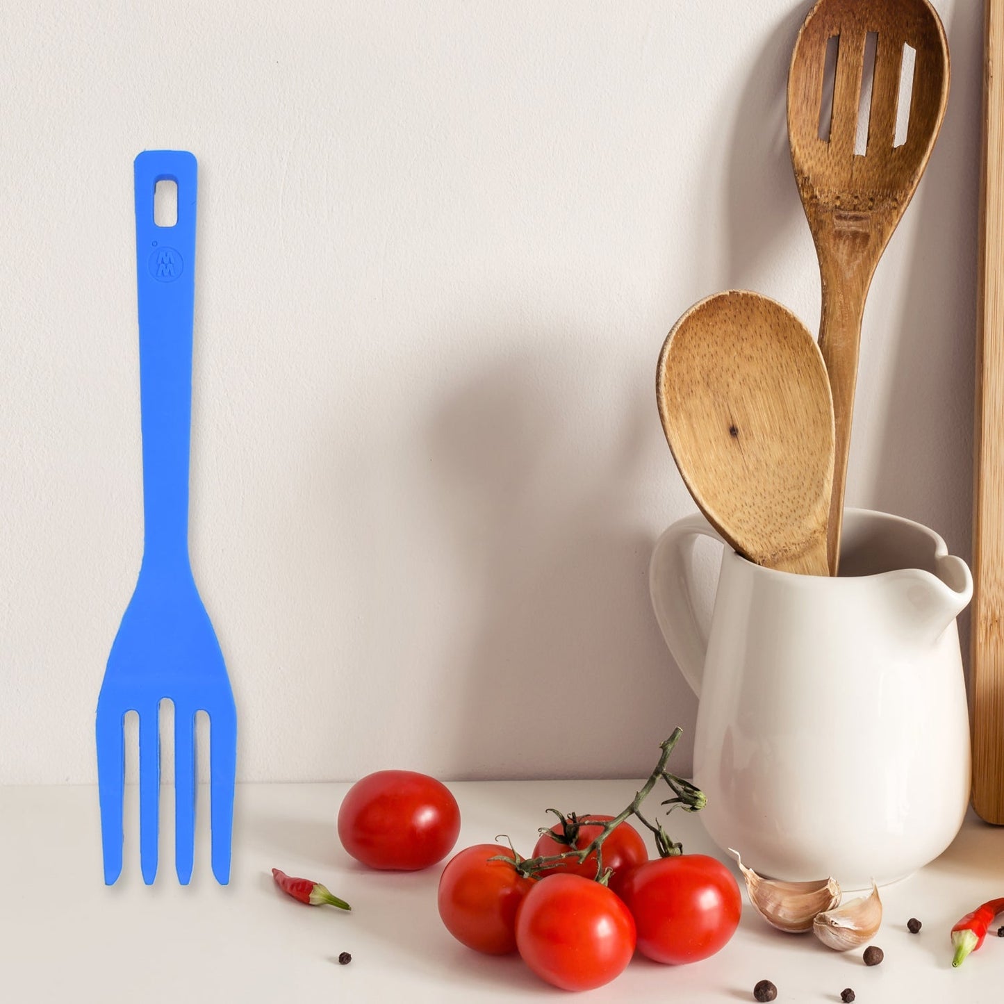 BENDABLE KIDS SILICONE HANDLE FORK | CHILDREN PLASTIC BABY FORK ( 1pc ) - Springkart 