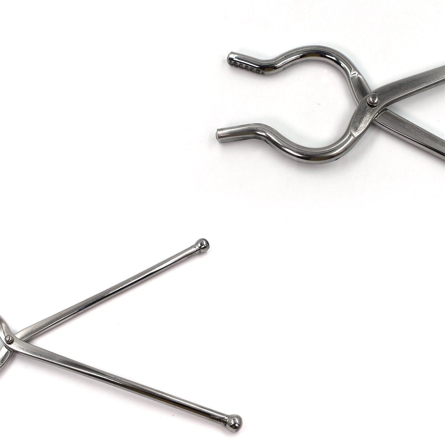 Ganesh Premium Quality Unbreakable Stainless Steel Goti Sandsi / Sansi / Pakkad / Pincer / Chimta / Tongs / Utensil Holder Smart Kitchen Tool - 8mm - Springkart 