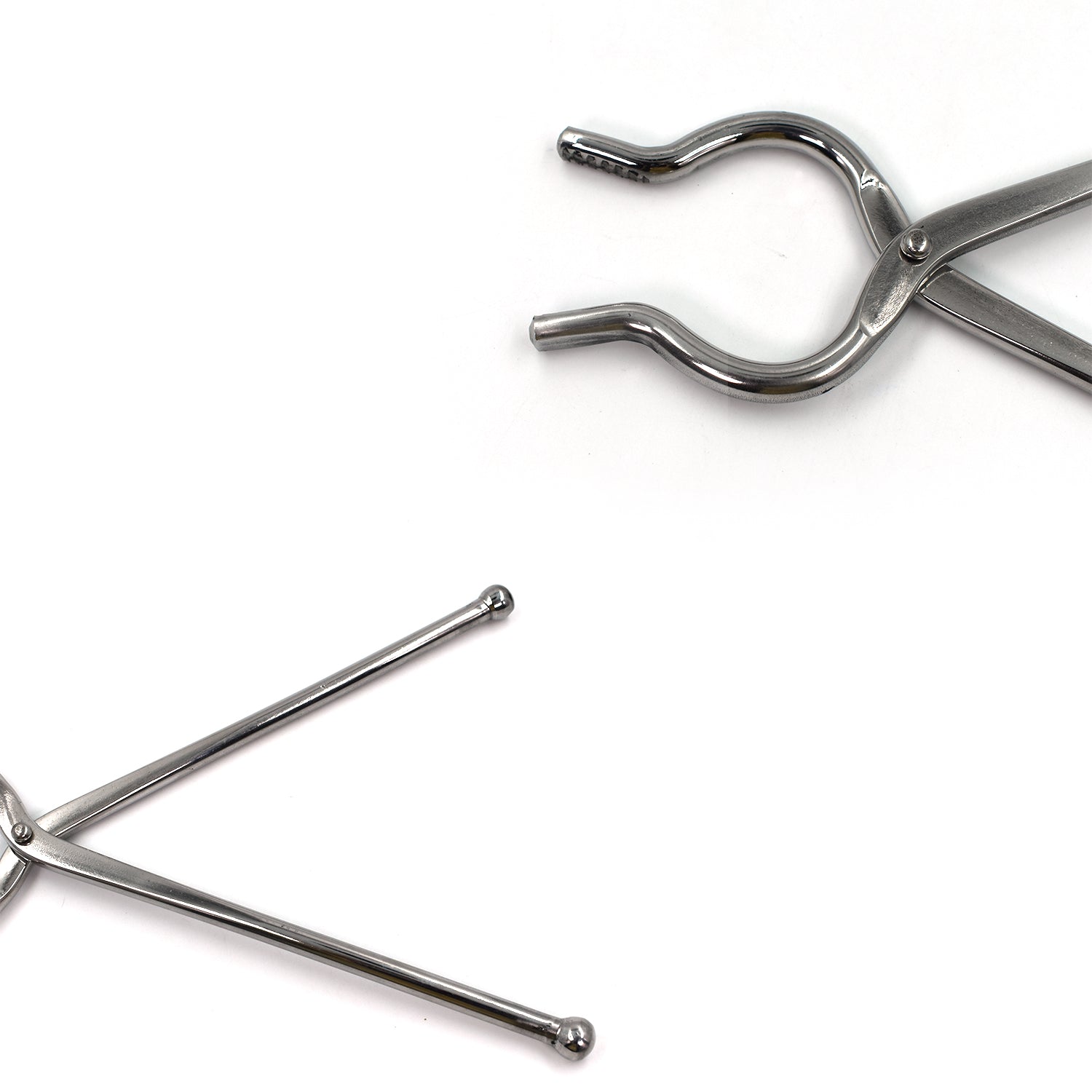 Ganesh Premium Quality Unbreakable Stainless Steel Goti Sandsi / Sansi / Pakkad / Pincer / Chimta / Tongs / Utensil Holder Smart Kitchen Tool - 8mm - Springkart 