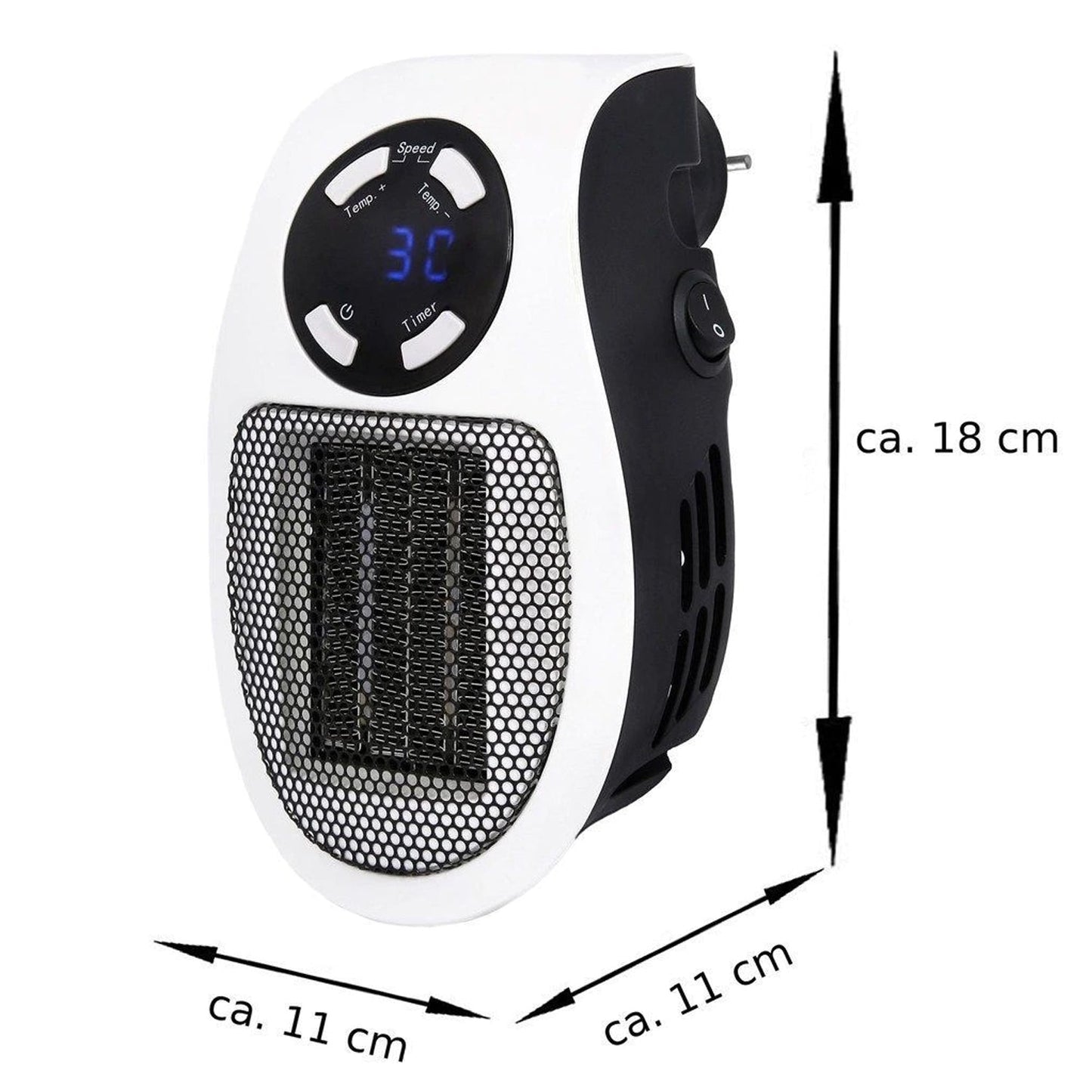 Portable Electric Heater Mini Fan Heater Desktop Household - Springkart 