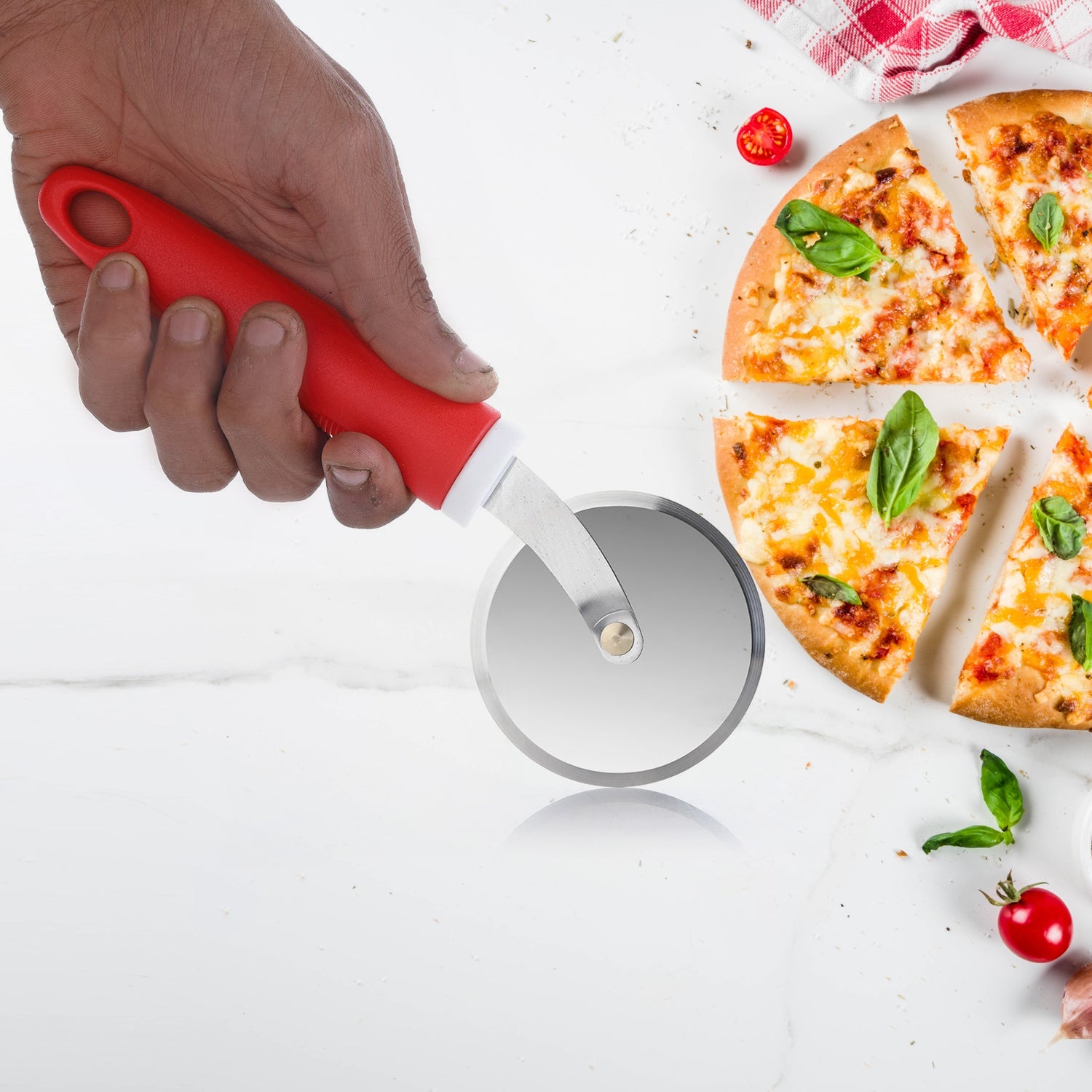 Ganesh GANESH PIZZA / PASTRY CUTTER Wheel Pizza Cutter (Stainless Steel) - Springkart 