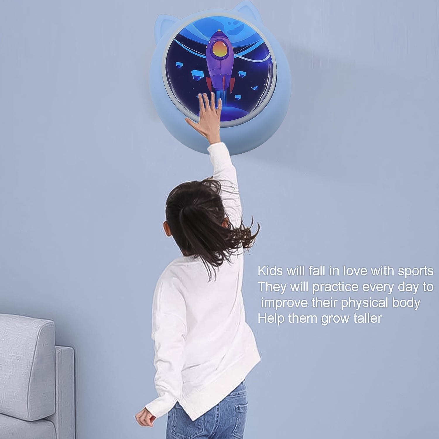 Kids Touch Jumping Toy (1 Pc / Battery Included) - Springkart 