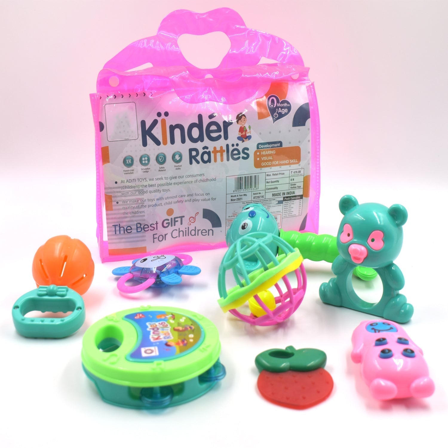 AT37 Rattles Baby Toy and game for kids for playing and enjoying purposes. - Springkart 