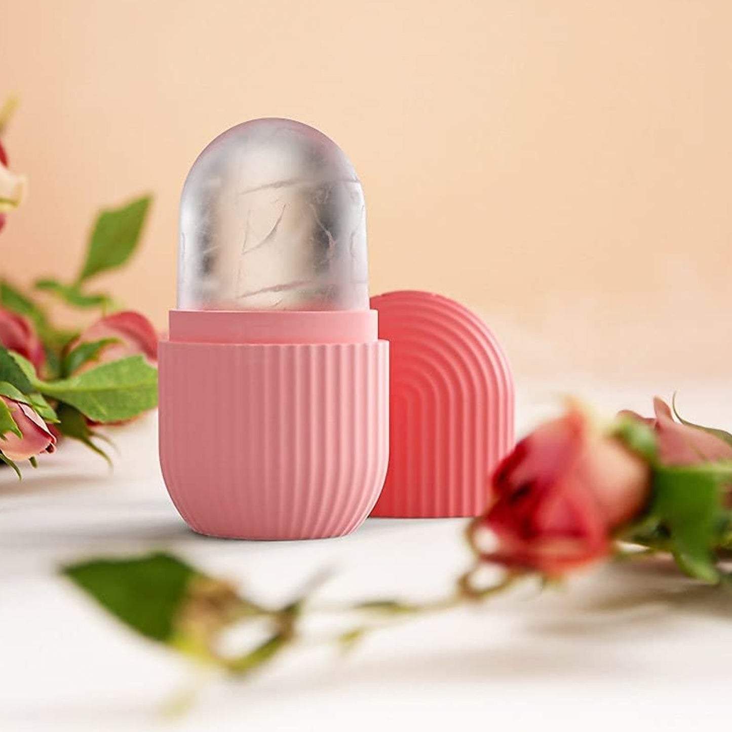Beauty Ice Roller for Face Massager & Eye Reusable Face Rollers Facial Roller Box - Springkart 