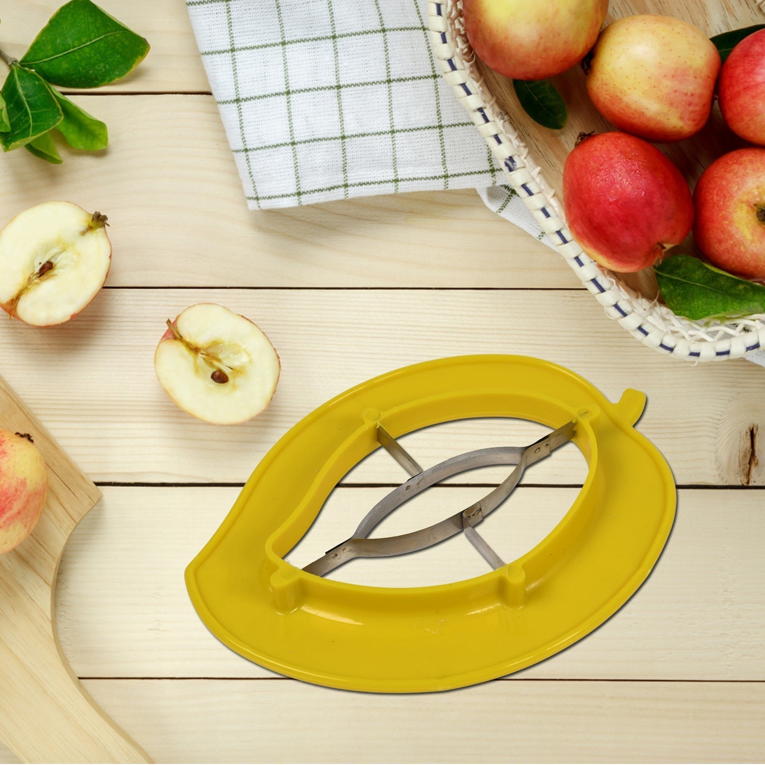 Mango Cutter Slicer Machine Tool Cutter With Sharp Blades Cutter Non Slip Handle ( 1pc ) - Springkart 