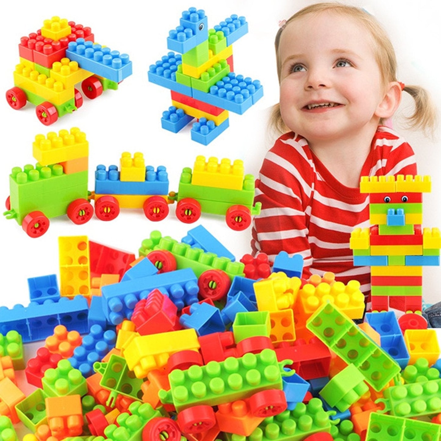 Blocks for Kids House Construction Building - Springkart 