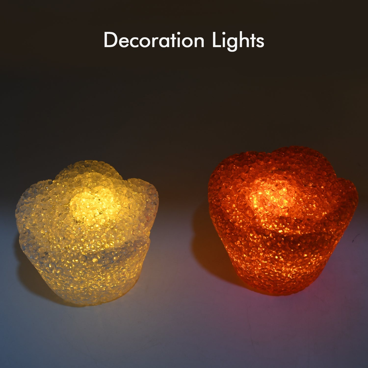 MULTI SHAPE SMALL LIGHT LAMPS LED SHAPE CRYSTAL NIGHT LIGHT LAMP (6 PC SET) - Springkart 