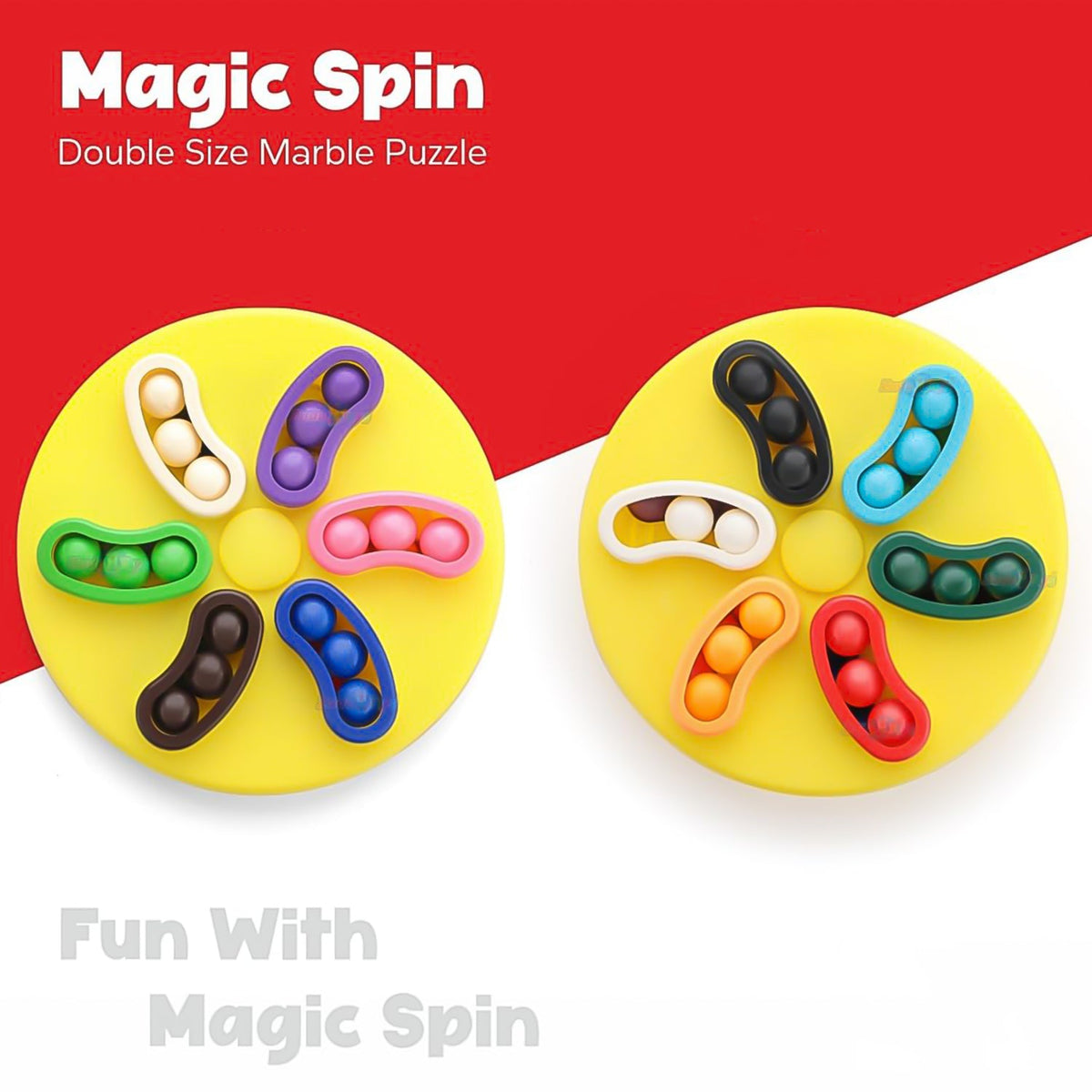 Magic Spin Round Rotating Puzzle Game (1 Pc) - Springkart 