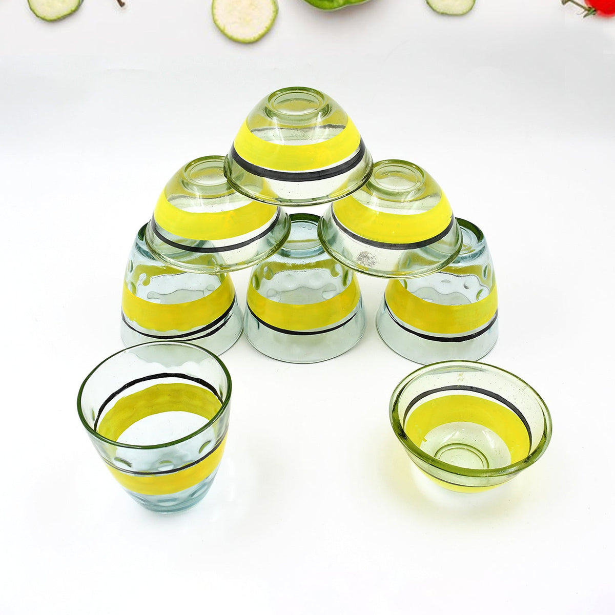 High Quality 4 Pc Glass & 4Pc Bowl Set, perfect choice For kitchen - Springkart 