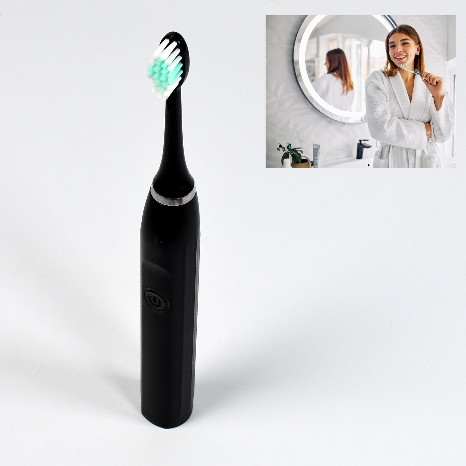 ELECTRIC TOOTHBRUSH FOR ADULTS AND TEENS, ELECTRIC TOOTHBRUSH BATTERY OPERATED DEEP CLEANSING TOOTHBRUSH - Springkart 