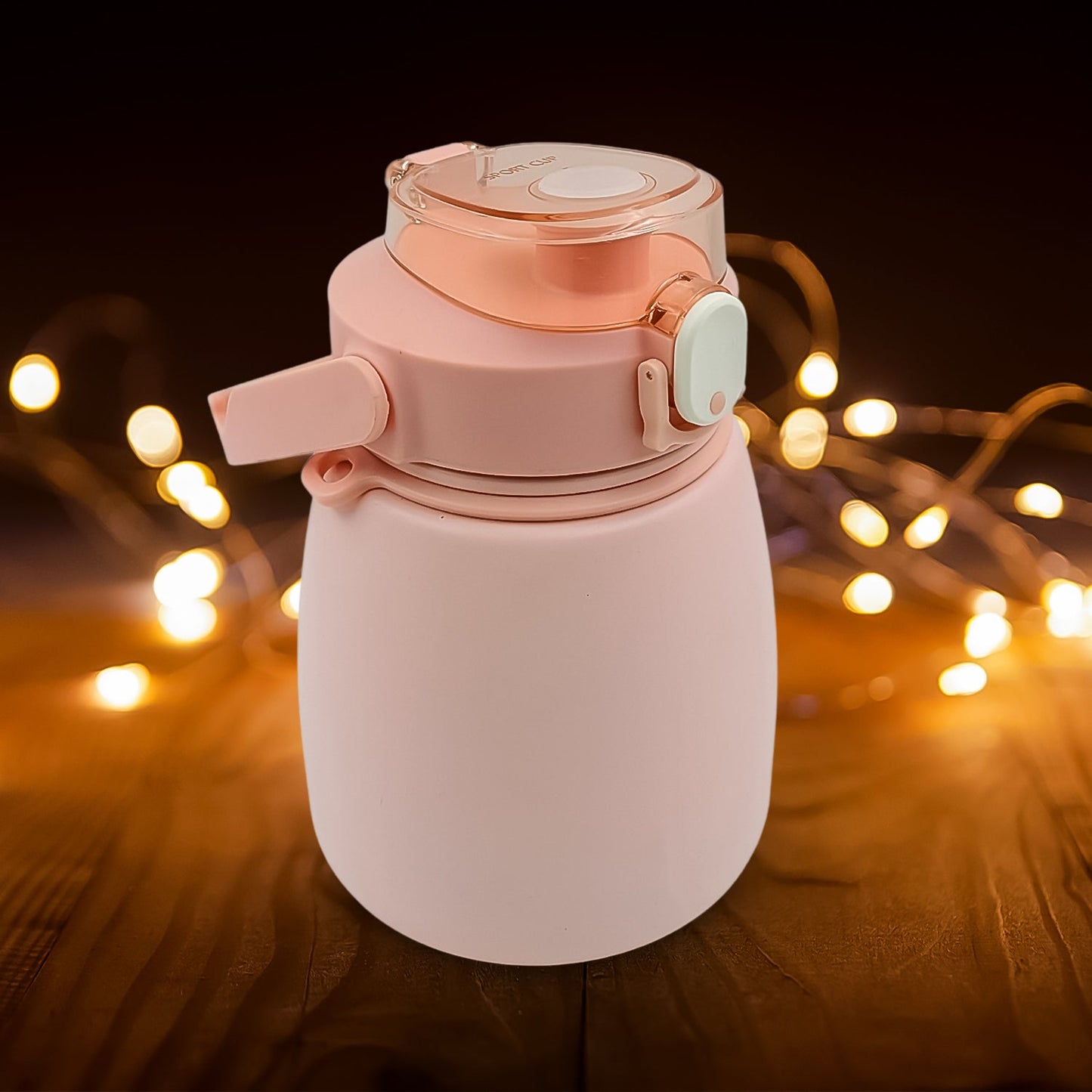 Stainless Steel Mug / Bottle Vacuum Insulated Cup with Handle & Strap (1000 ML) - Springkart 