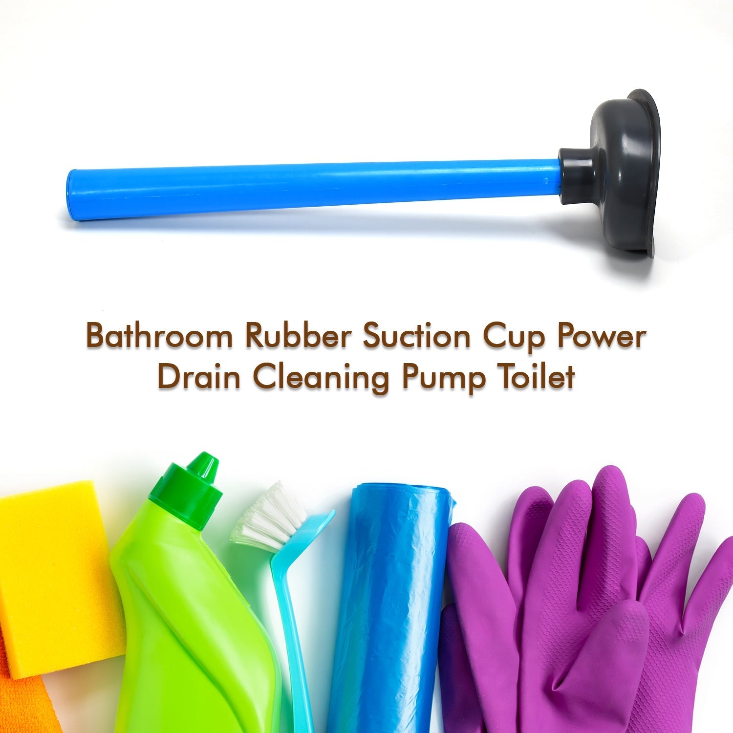 Multifunctional Toilet Plunger, Toilet Blockage Remover Suction Device - Springkart 