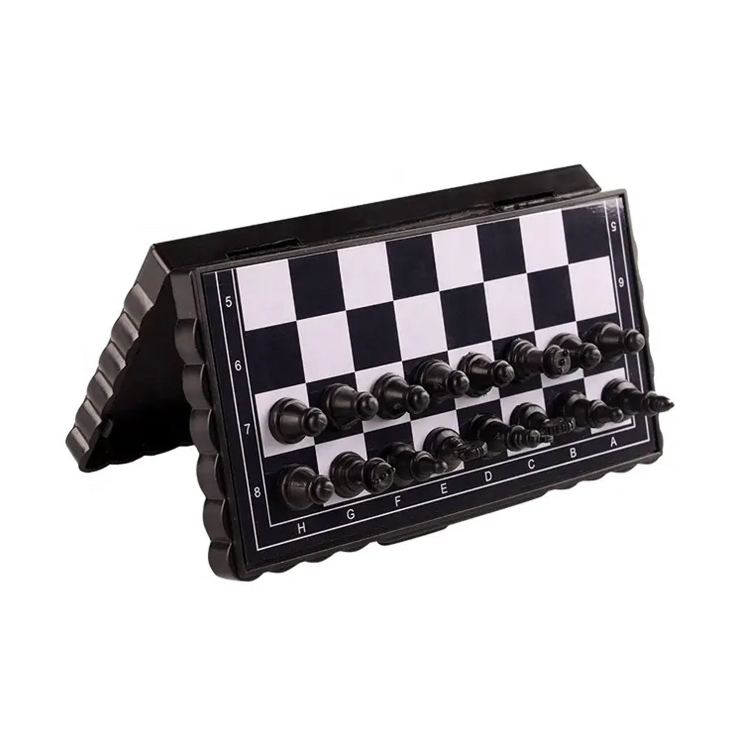 Chess Board 5"x5" Magnetic Chessboard Game Set with Folding Travel Portable Case Travel Chessgame Premium Classic Black & Ivory Color Pieces Prefect Gift for Kids and Adults |1 Pcs| - Springkart 