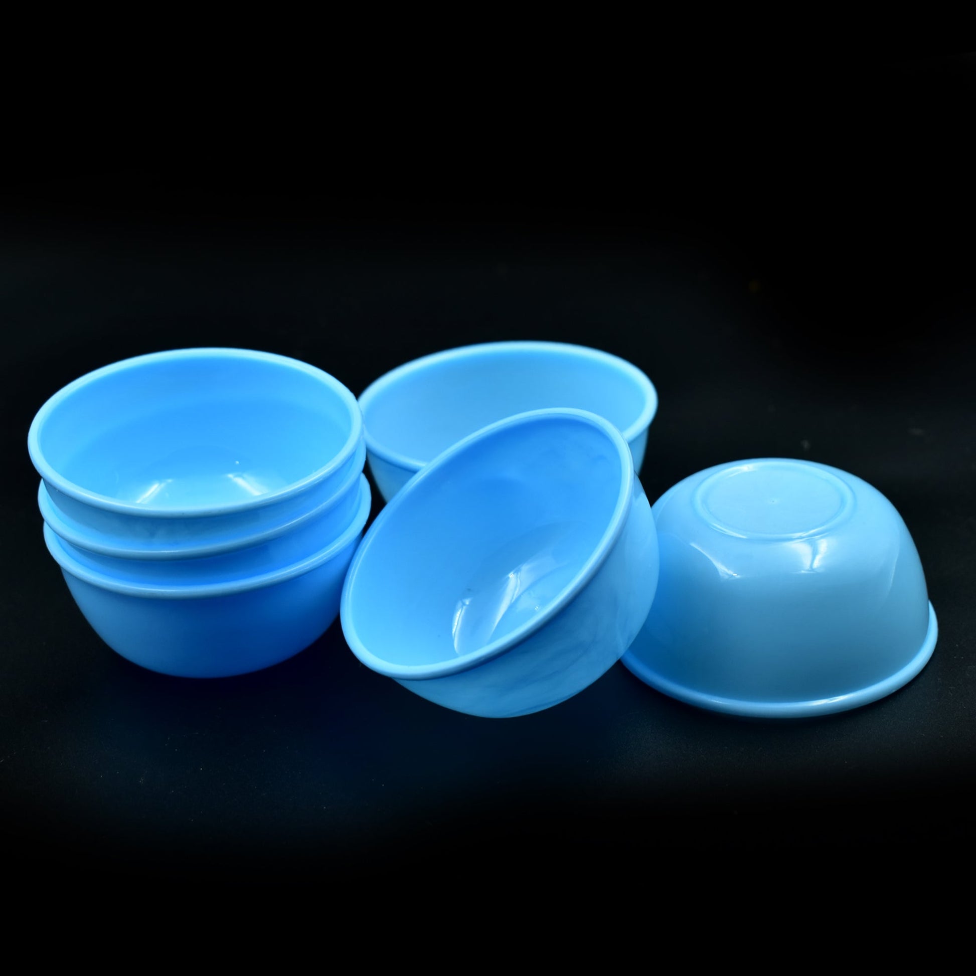Small Plastic Bowl Set, Microwave Safe Unbreakable, Set of 6 - Springkart 