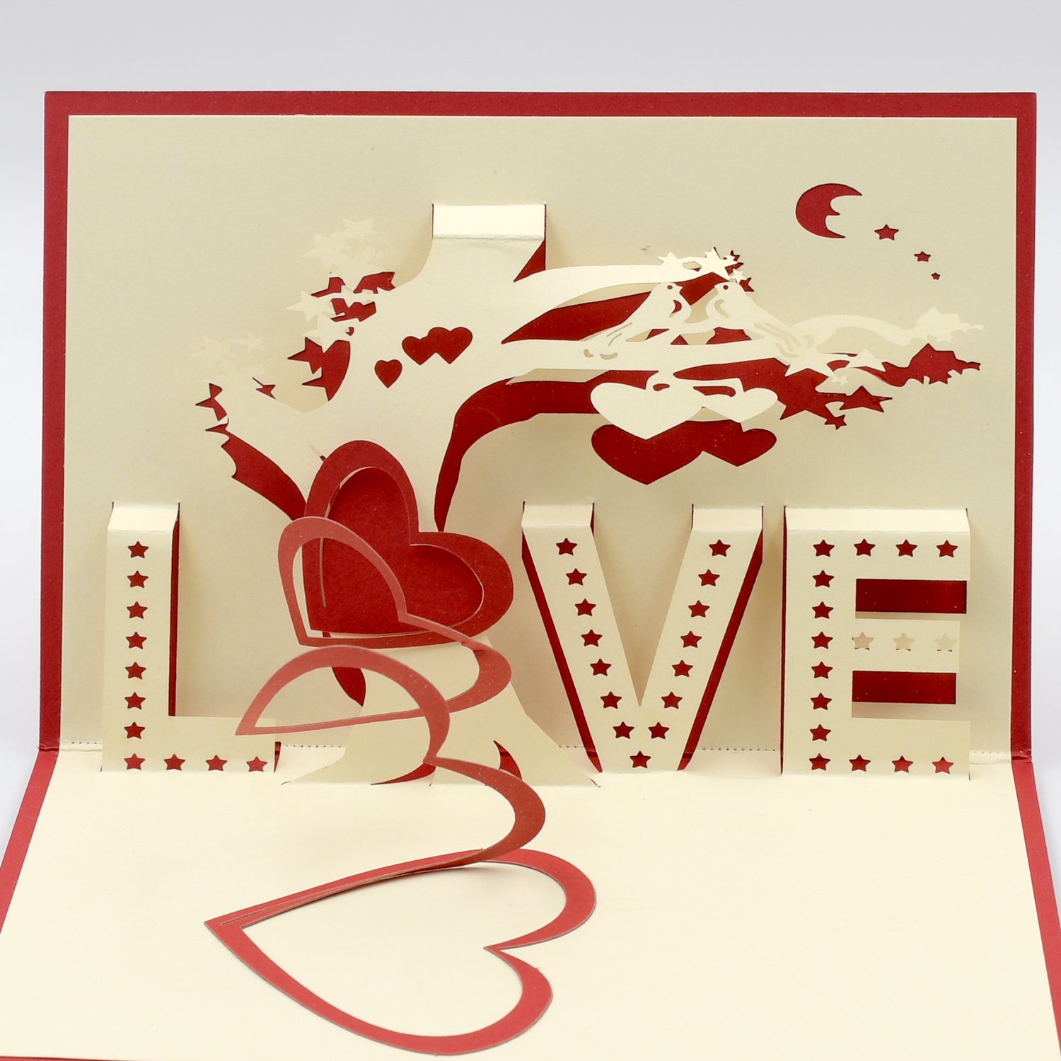 3D Paper Wish Card High Quality Paper Card All Design Card Good Wishing Card (Birthday , Valentine , love , Christmas Card) (1Pc ) - Springkart 