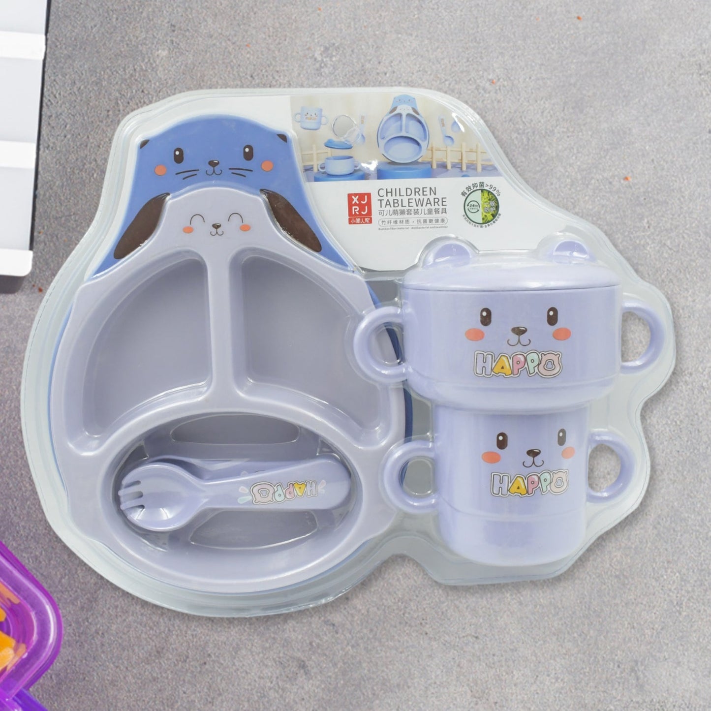 Baby Feeding Set For Kids And Toddlers (7 pcs set) - Springkart 