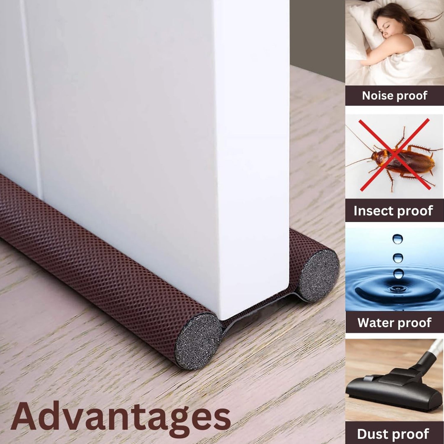 Door Draft Stopper, Twin Draft Stopper / Guard(36 Inch) - Springkart 
