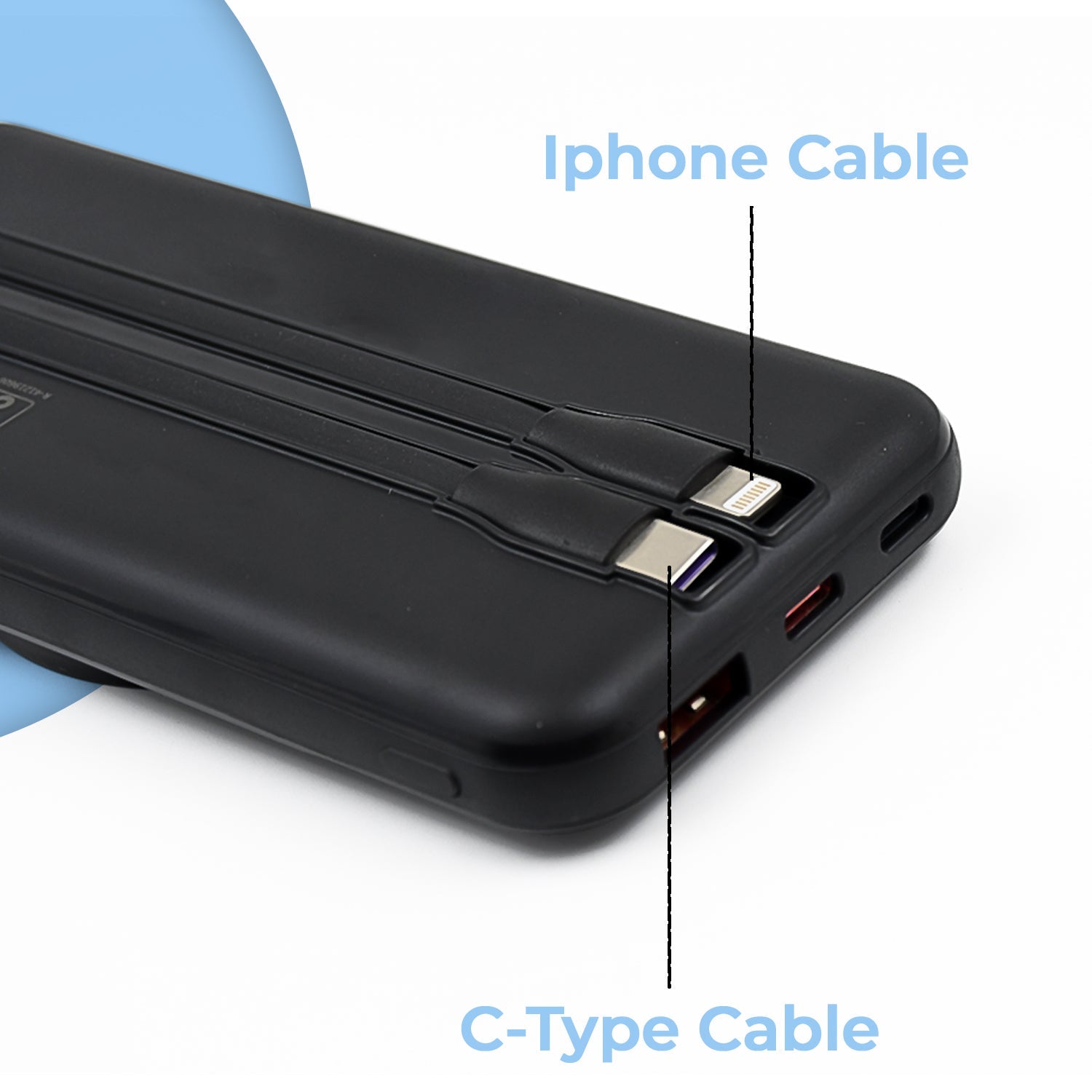 Fast Charging Magnetic Power Bank Portable Wireless & 2in1 USB Battery Charger 10000mah (1 Pc) - Springkart 