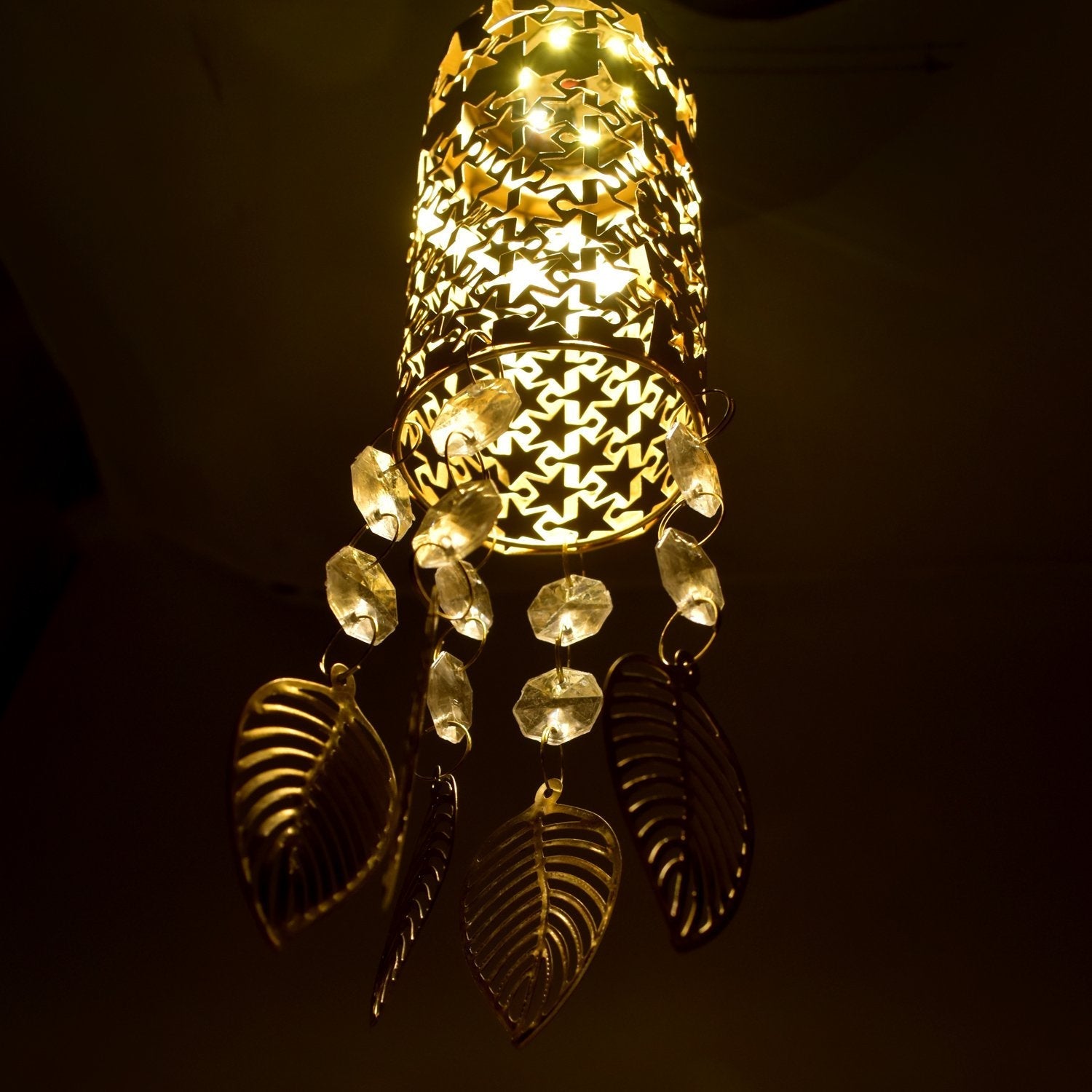 Fancy Large Golden Jhoomer For Home Decoration - Springkart 