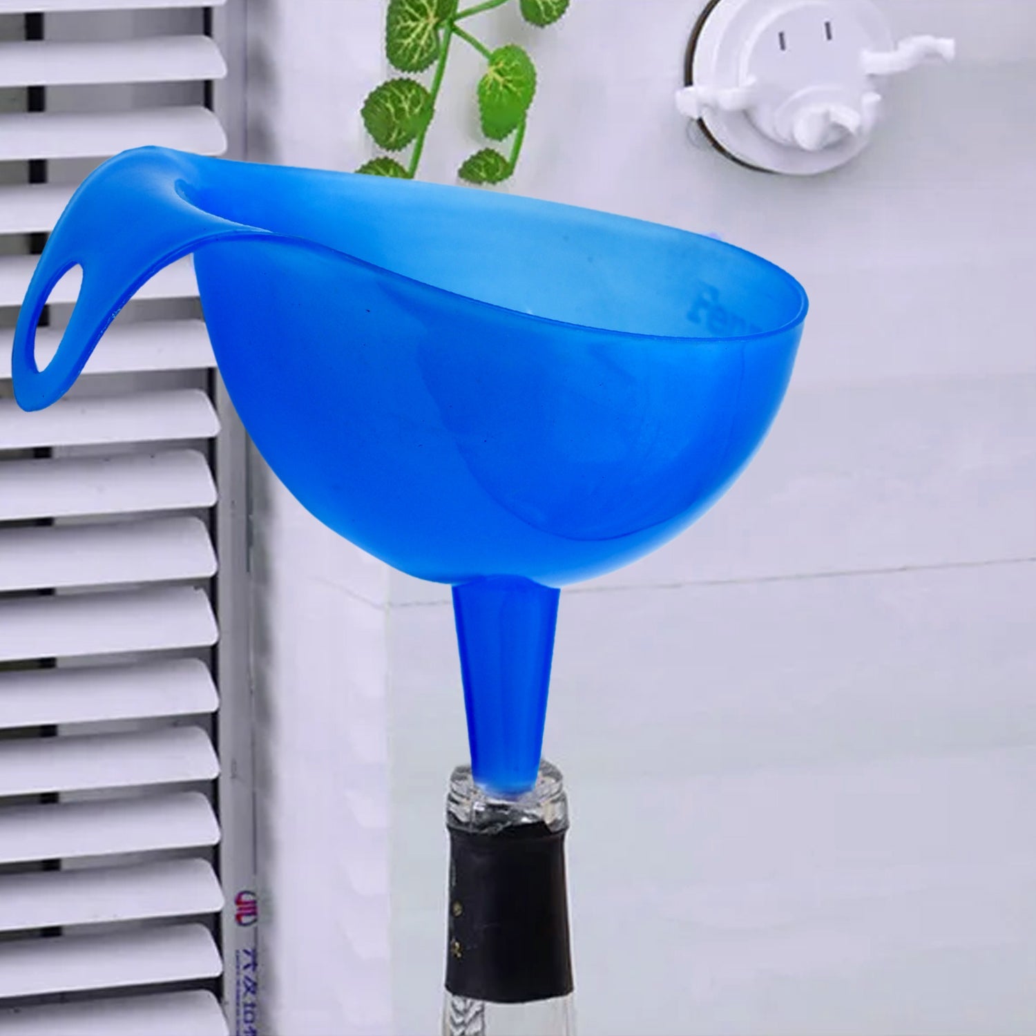 Plastic Funnel For Pouring Oil, Sauce, Water, Juice Cooking Oil, Powder, Small Food-Grains Food Grade Plastic Funnel (1 Pc) - Springkart 