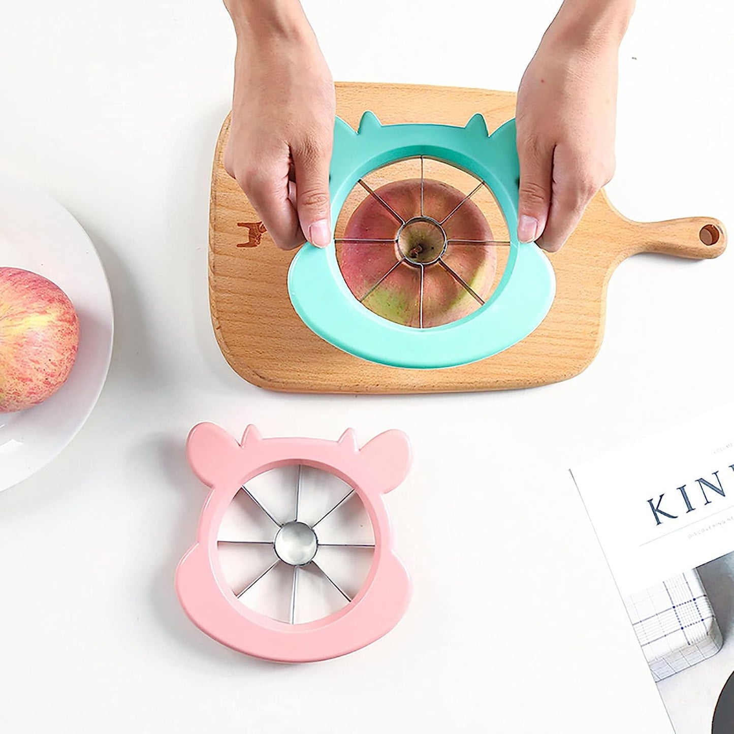 Apple Cutter Knife Corers Chopper Fruit Slicer Pp Stainless Steel Vegetable - Funnel Apple Peeler Gadget & Pasta Layer Apple Kitchen Peeler Apple - Springkart 
