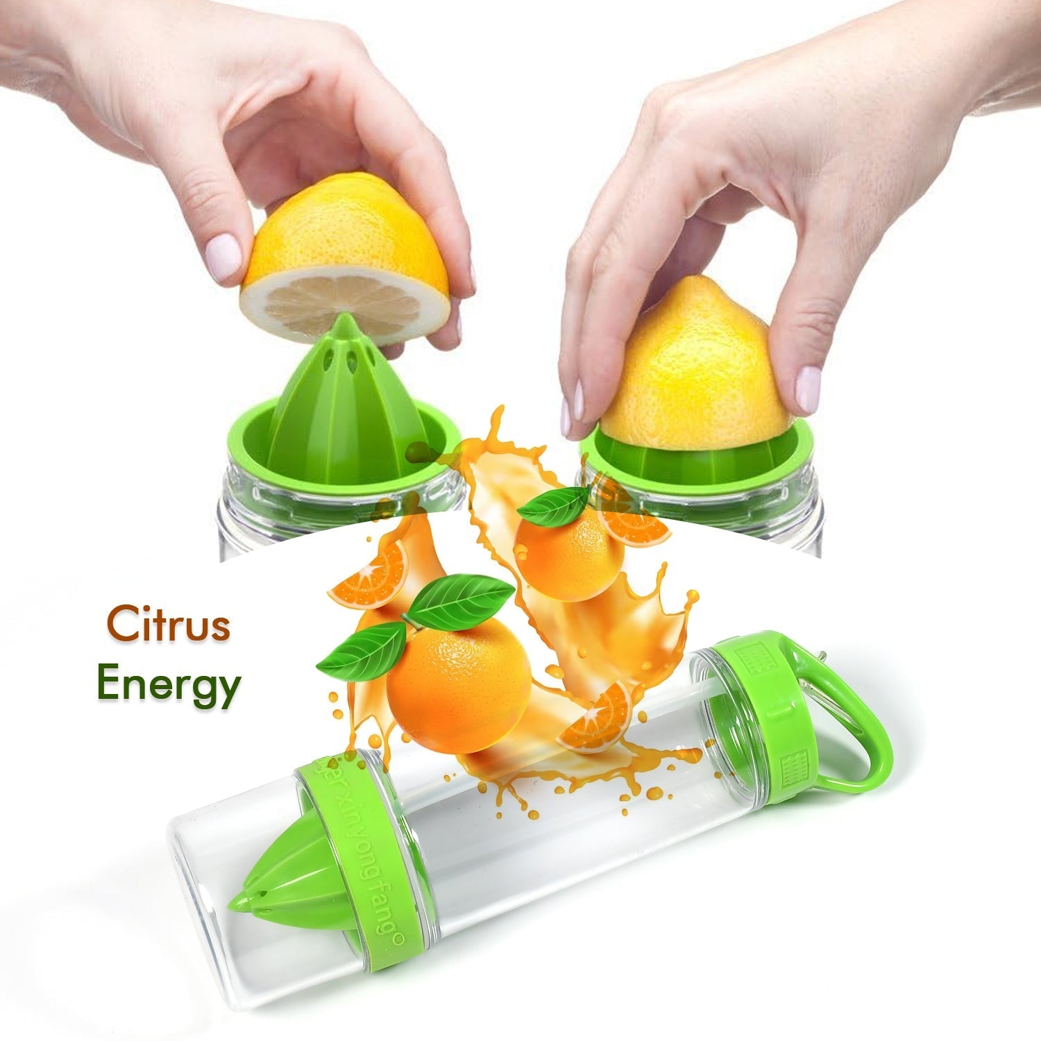 Citrus Zinger Sports Bottle with Juice Maker Infuser Bottle - Springkart 