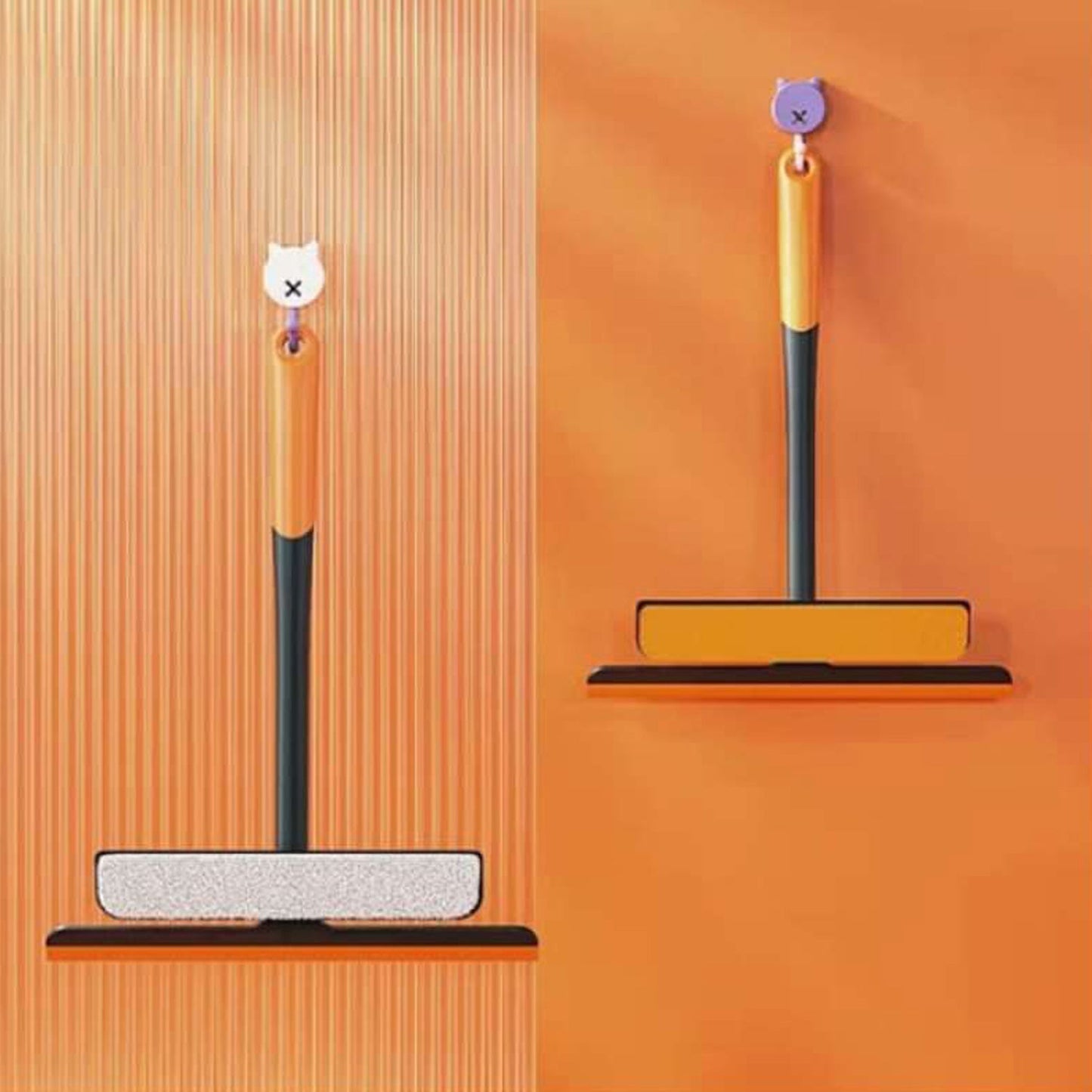 3 in 1 Glass Wiper used in all kinds of household and official places for cleaning and wiping of floors, glasses and dust etc. - Springkart 