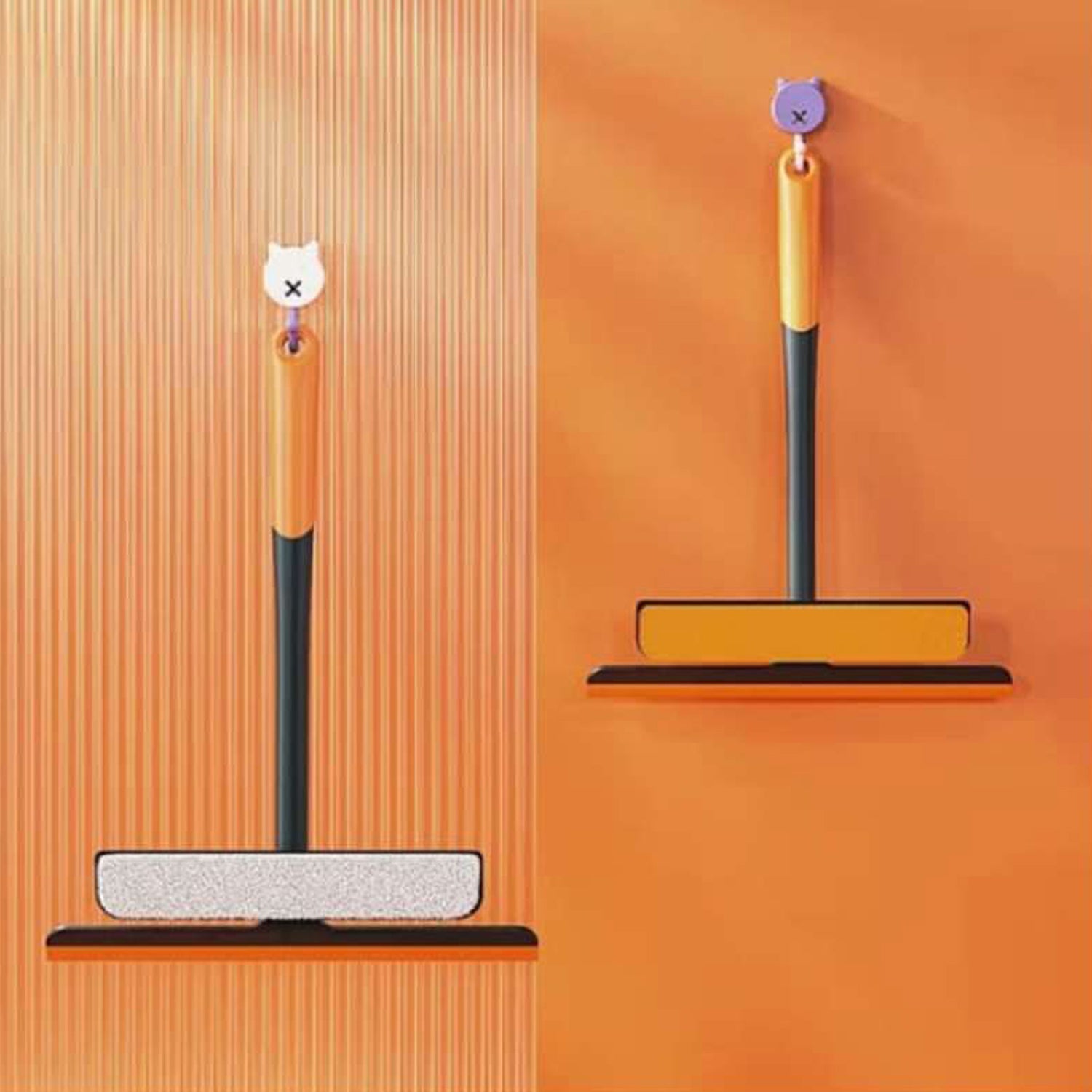 3 in 1 Glass Wiper used in all kinds of household and official places for cleaning and wiping of floors, glasses and dust etc. - Springkart 
