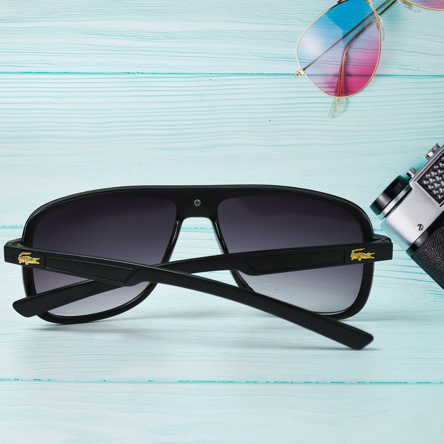 FASHION SUNGLASSES FULL RIM WAYFARER BRANDED LATEST AND STYLISH SUNGLASSES | POLARIZED AND 100% UV PROTECTED | MEN SUNGLASSES - Springkart 