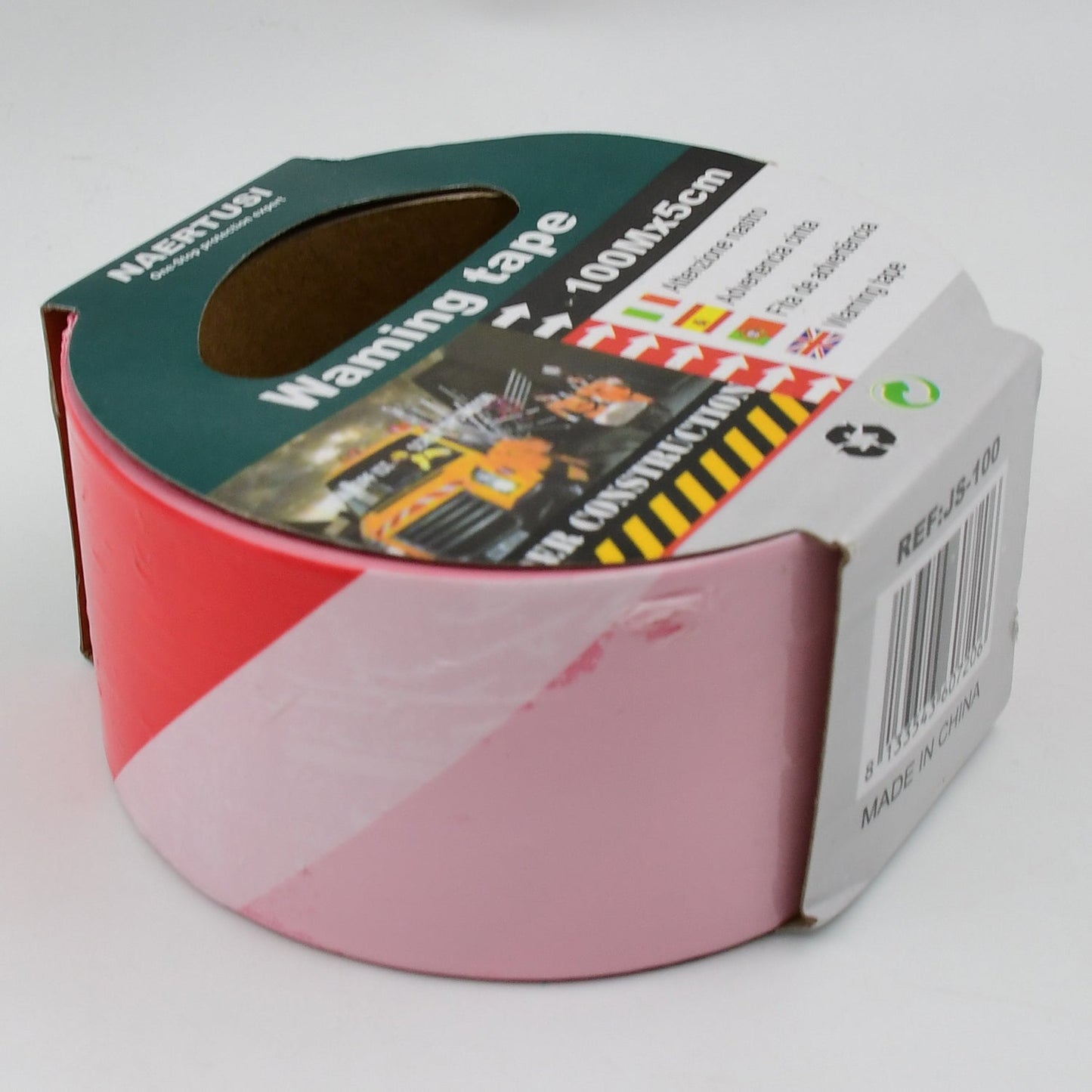 Safety Warning Tape, Construction Barrier Tape Non-Adhesive (100Mx5CM) - Springkart 