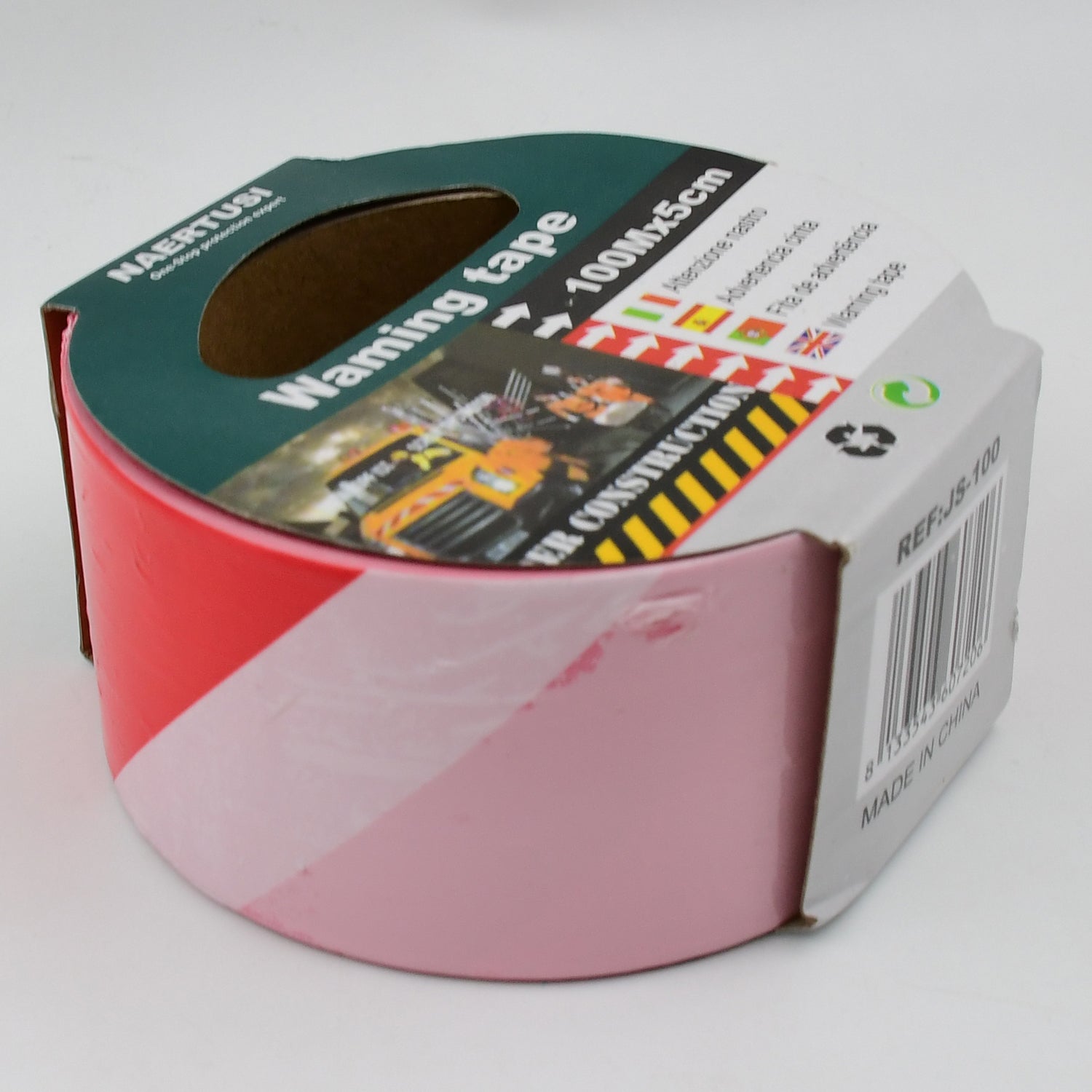 Safety Warning Tape, Construction Barrier Tape Non-Adhesive (100Mx5CM) - Springkart 