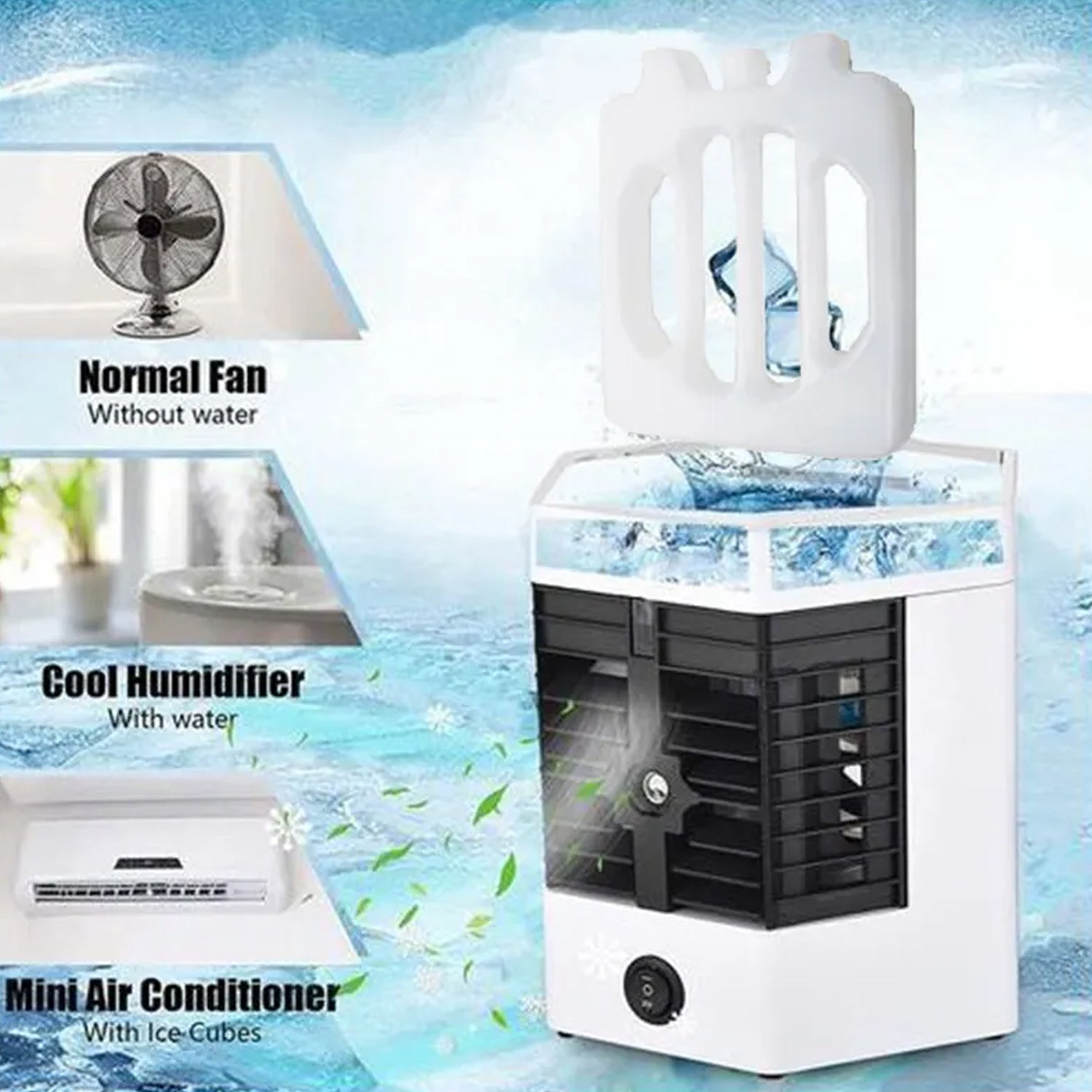 Mini Portable Arctic Air Cooler & Humidifier - Springkart 