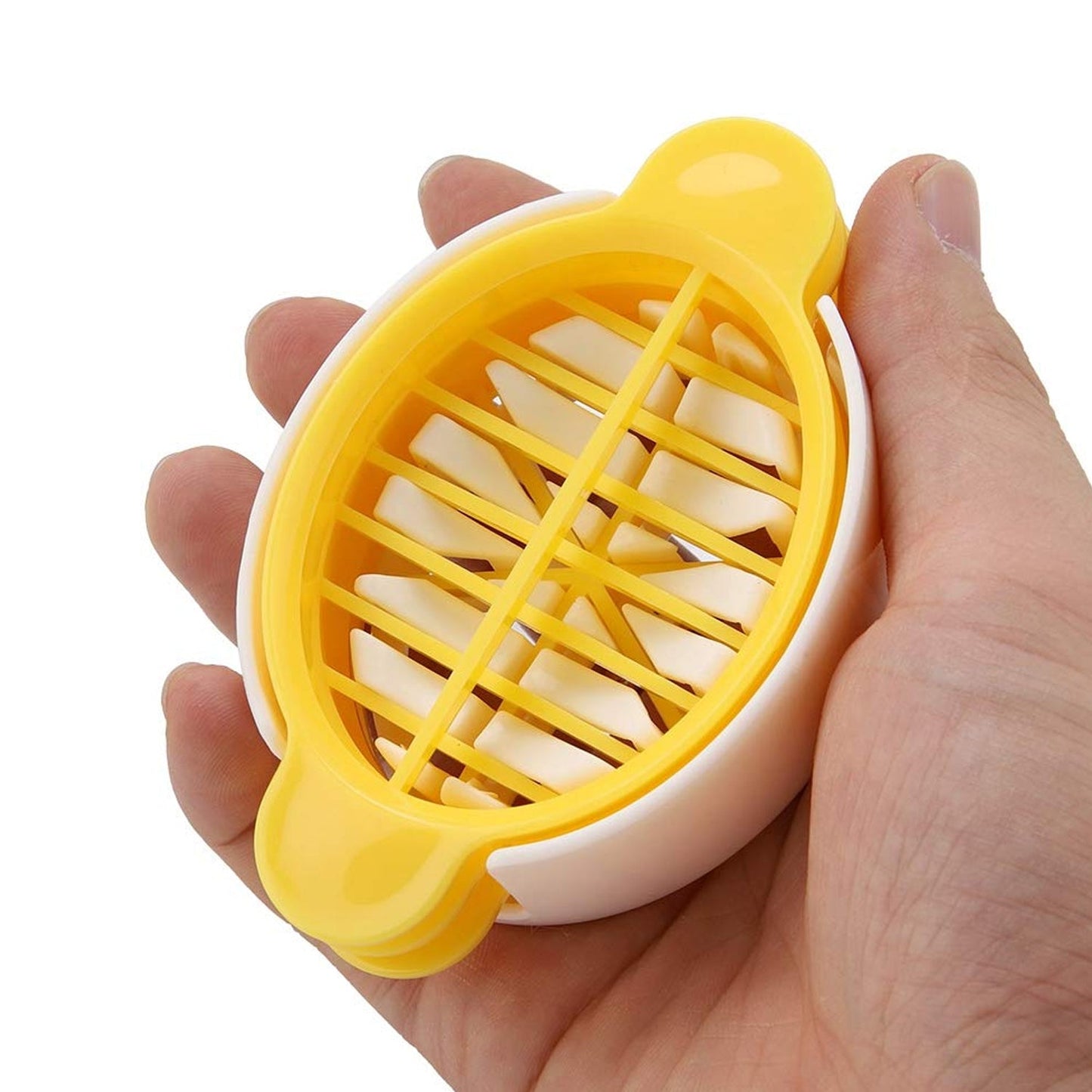 Egg Slicer, 3 in 1 Boiled Egg Slicer, Egg Slicer, Preserved Egg Slicer, Home Restaurant Kitchen Tool (2 Pc)