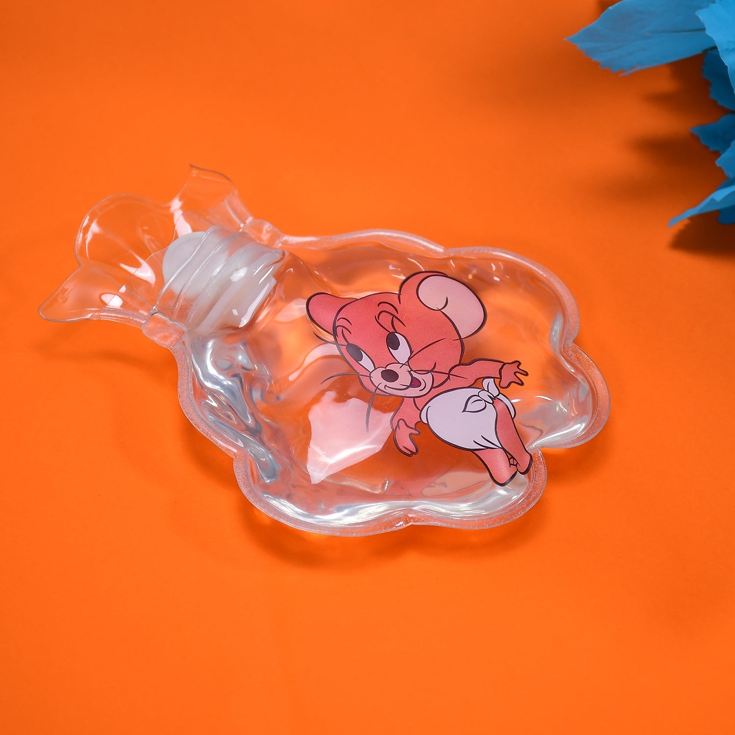MIX TRANSPARENT MULTI DESIGN SMALL HOT WATER BAG WITH COVER FOR PAIN RELIEF, NECK, SHOULDER PAIN AND HAND, FEET WARMER, MENSTRUAL CRAMPS. - Springkart 