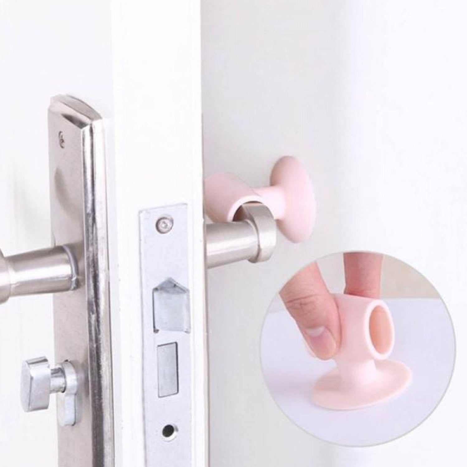 Door Stopper Mini Anti-Collision Silicone Door Handle Crash Pad - Springkart 