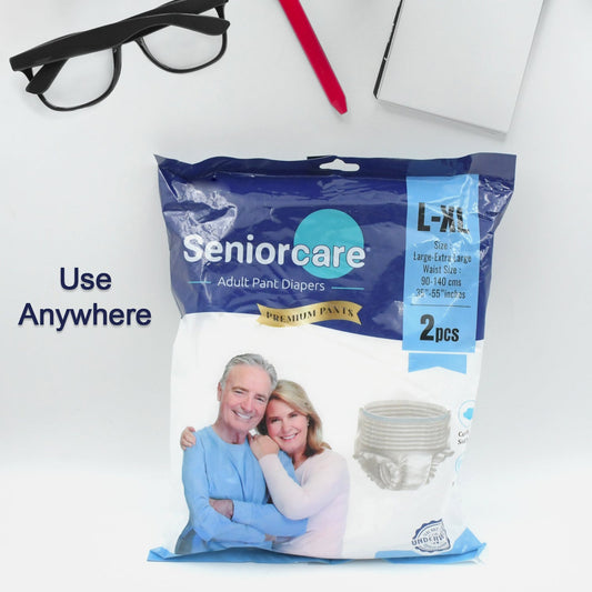Senior Care Essentials: Large-XL Adult Diaper Pants (Waist 90-140cm) - Springkart 