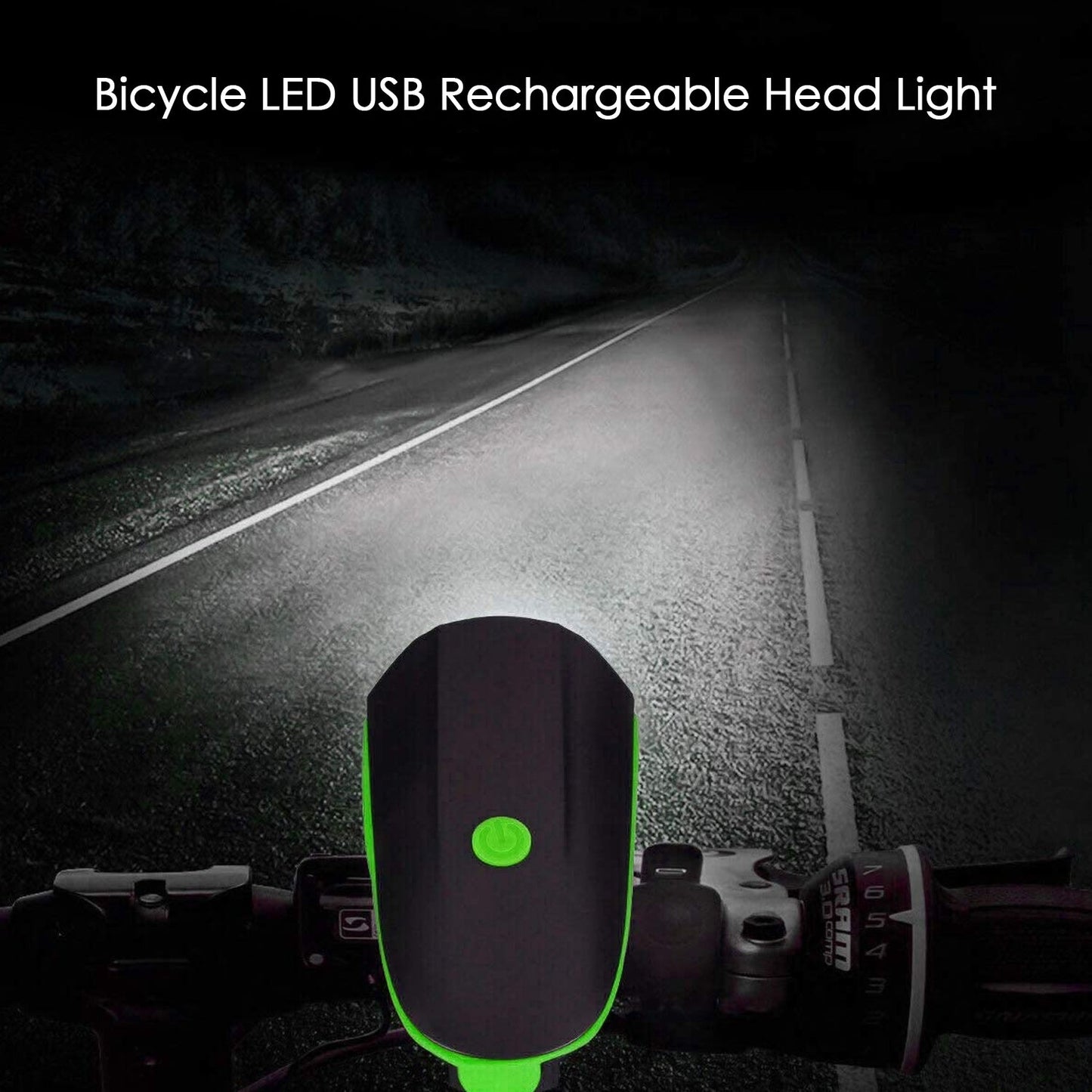 Rechargeable Bicycle LED Bright Light (1 Pc) - Springkart 