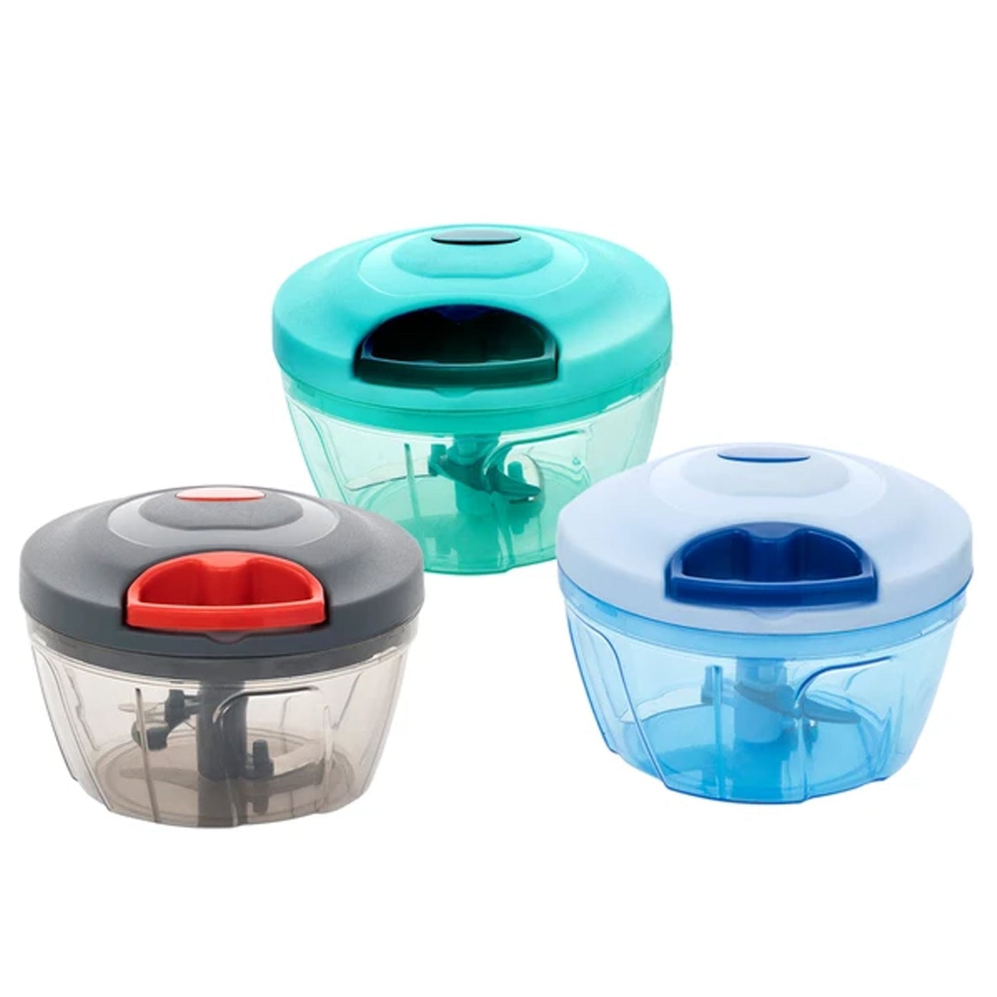 Manual Food Chopper, Compact & Powerful Hand Held Vegetable Chopper / Blender - Springkart 