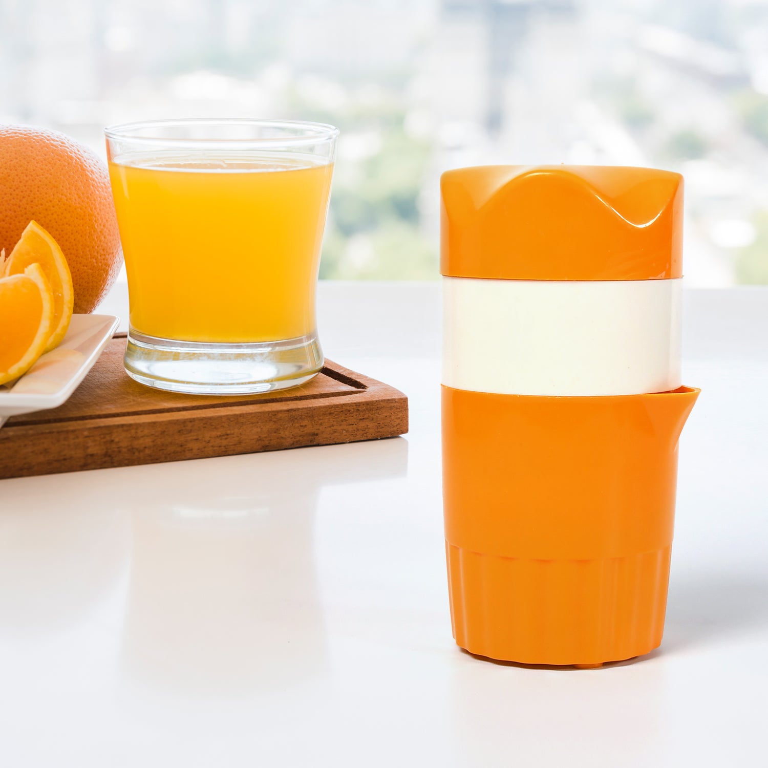 Manual Handheld Citrus Orange Lemon Juicer Fruit Press Squeeze Extractor New - Springkart 