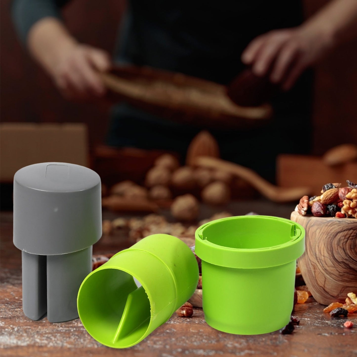 Plastic Dry Fruit and Paper Mill Grinder Slicer - 3-in-1 Blade for Chocolate and Butter, Standard, Multicolor - Springkart 