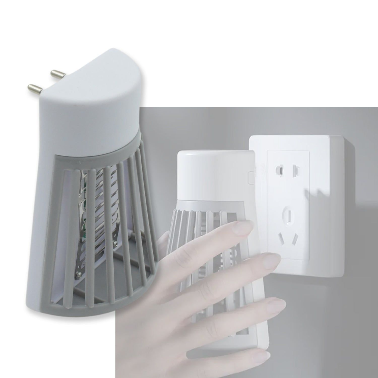 Mosquito Bug Zapper Killer Lamp Eco Friendly Electronic LED Mosquito Killer Machine Trap Lamp Theory Screen Protector Mosquito Killer Lamp (1 Pc) - Springkart 