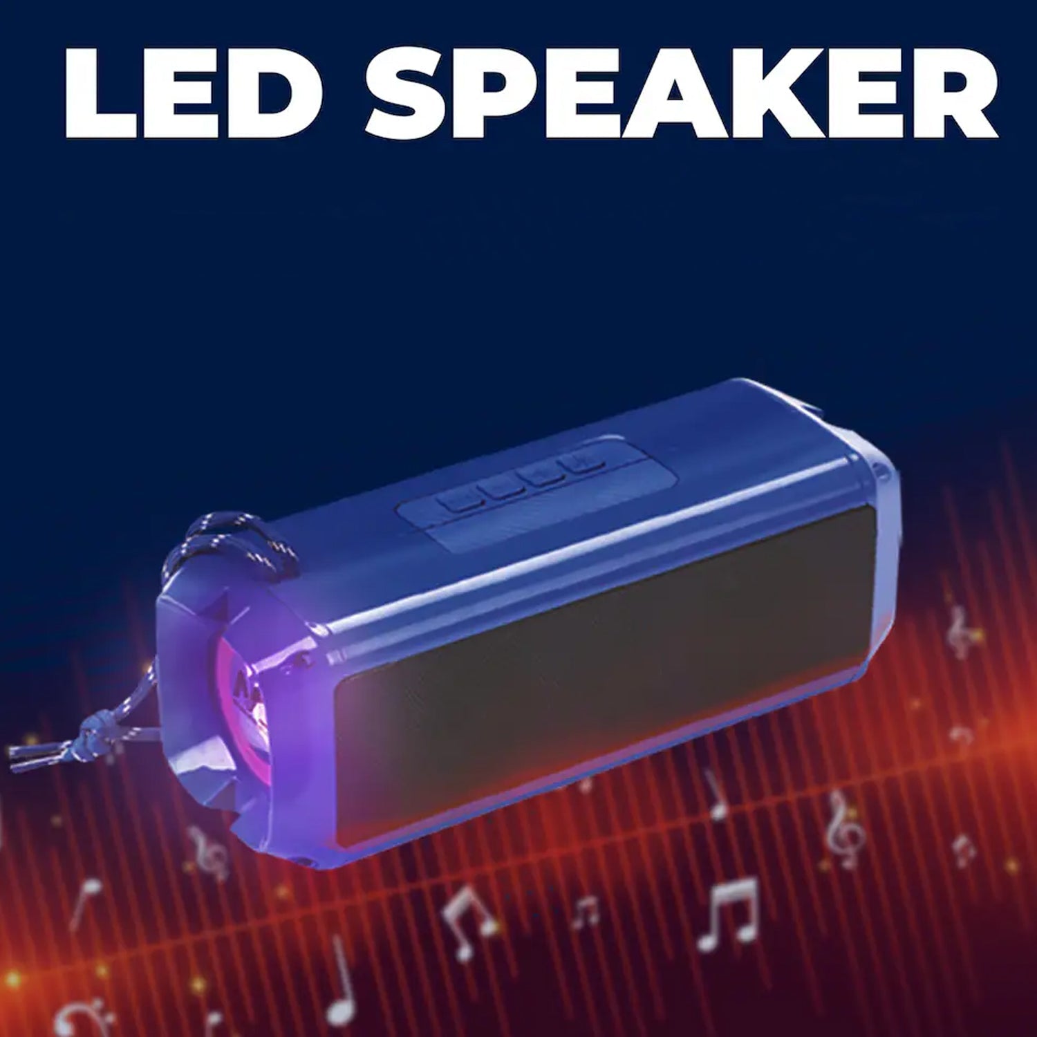 Portable Wireless Rechargeable Speaker Bluetooth Speaker (1 Pc) - Springkart 